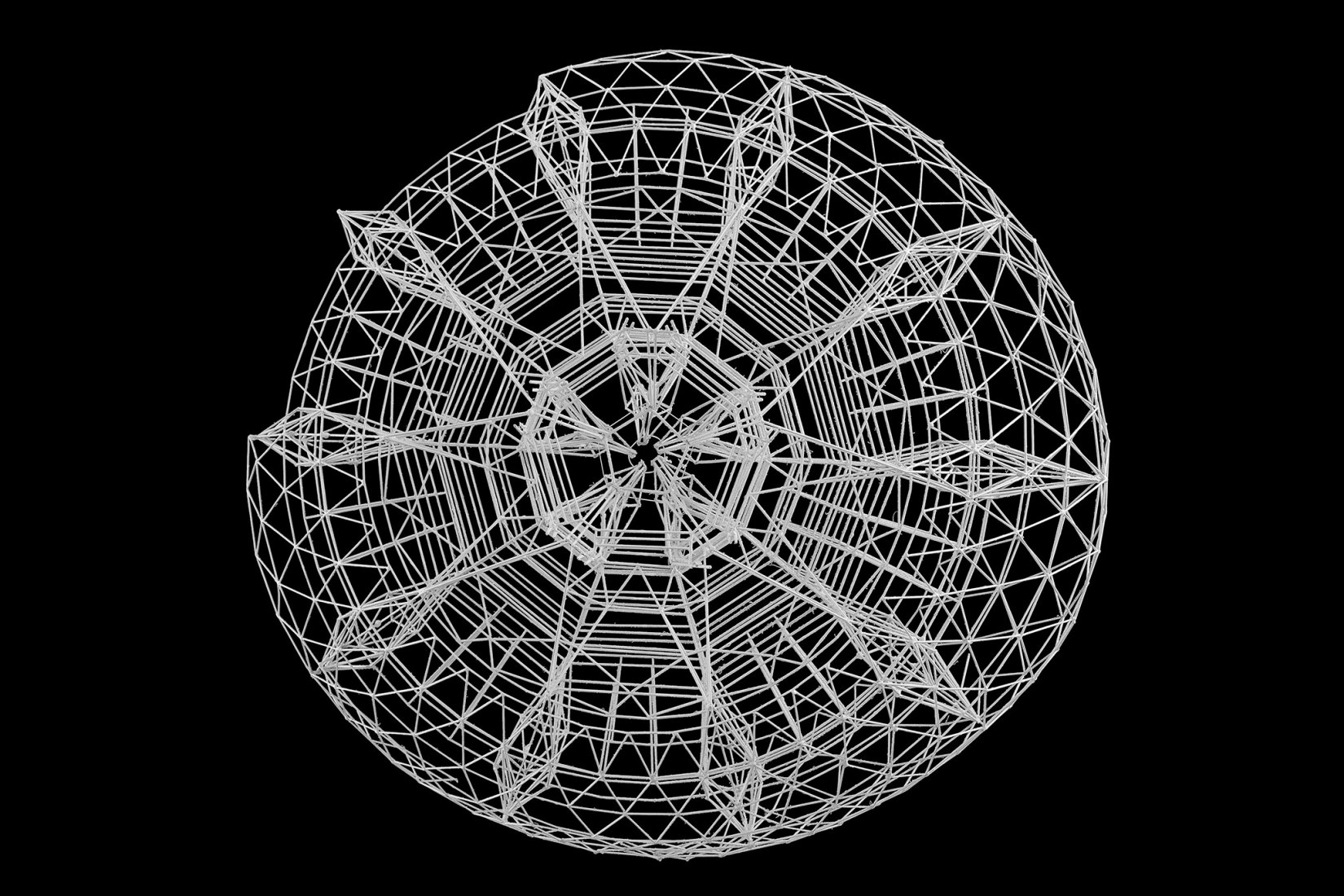 Cenital Model. “Il Cielo” (The Sky) iGuzzini headquarters by Josep Mias. Photograph by DEL RIO BANI