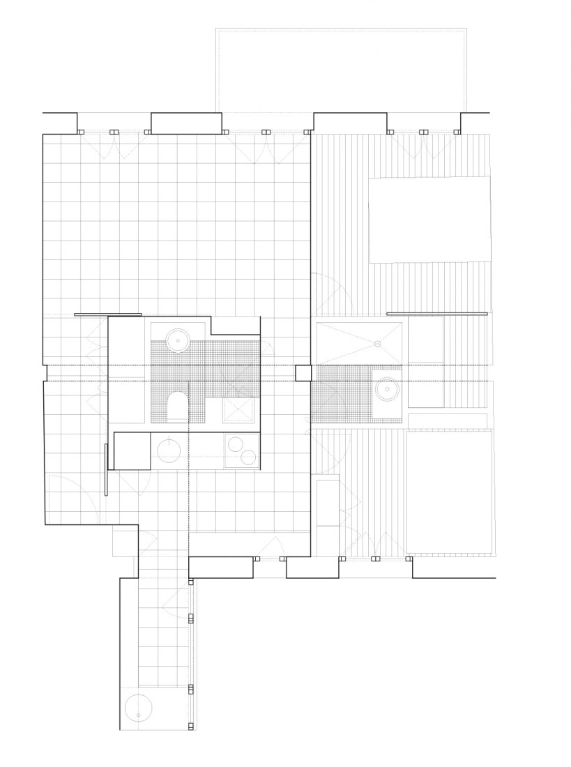 Plano de planta. Casa M01 por MINIMO.