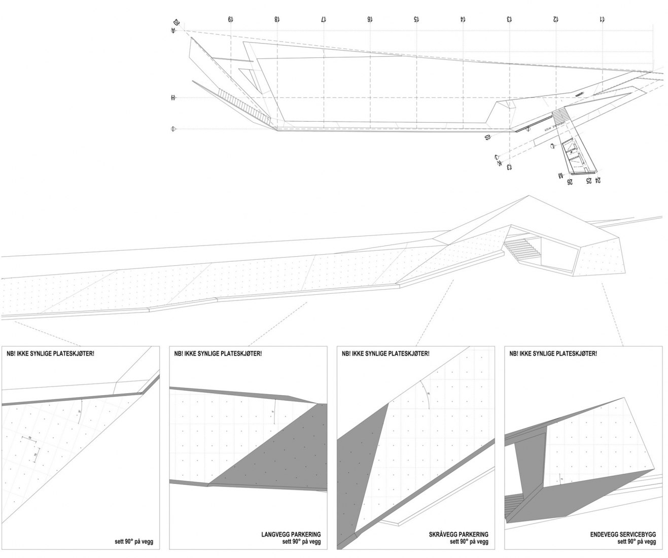 Detail formwork. Bukkekjerka by MORFEUS arkitekter.