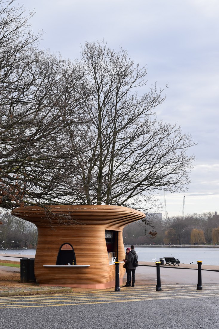 The Royal Parks Kiosks. Royal Parks Fleet by Mizzi Studio. Photograph courtesy of Mizzi Studio.