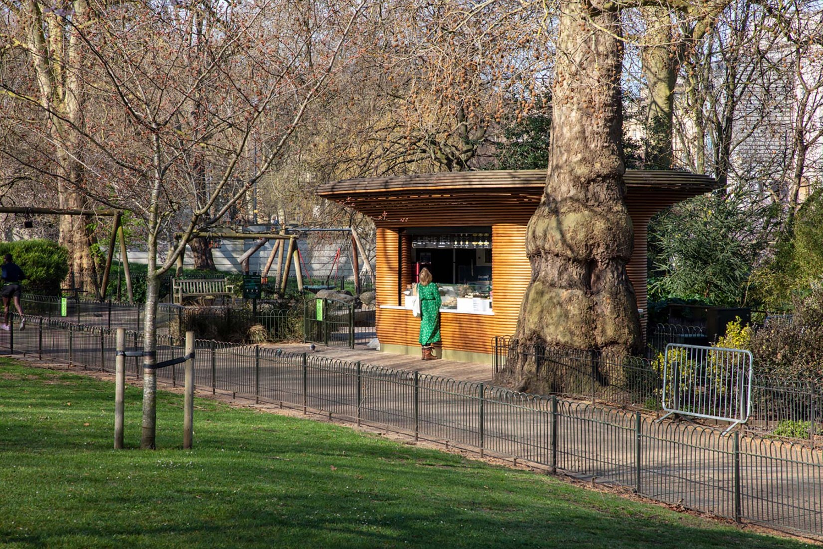 The Royal Parks Kiosks. Royal Parks Fleet by Mizzi Studio. Photograph courtesy of Mizzi Studio.