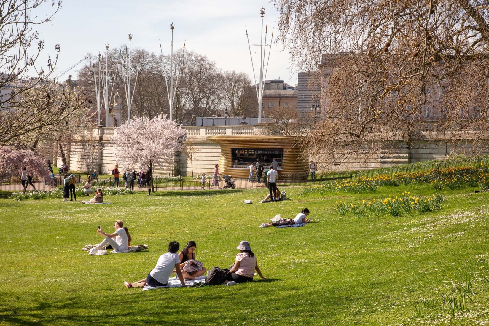 The Royal Parks Kiosks. Royal Parks Fleet by Mizzi Studio. Photograph by Luke Hayes.