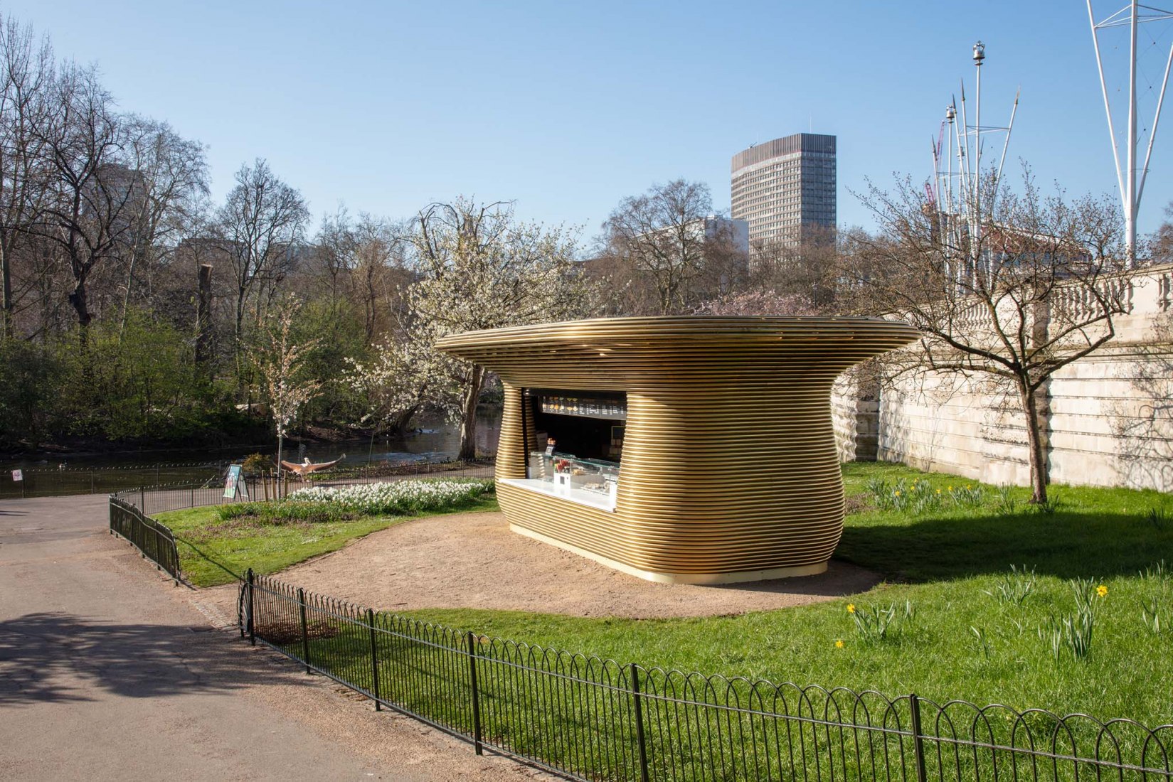 The Royal Parks Kiosks. Royal Parks Fleet by Mizzi Studio. Photograph by Luke Hayes.