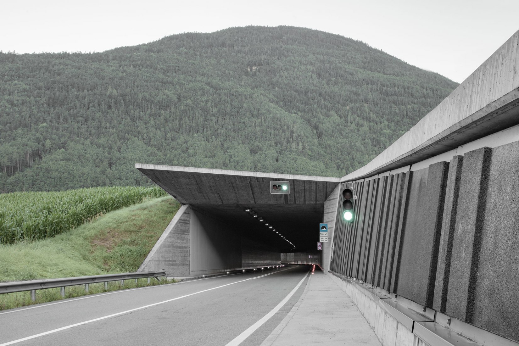 Central Juncture of Bressanone-Varna Ring Road by MoDusArchitects. Photograph by Gustav Willeit