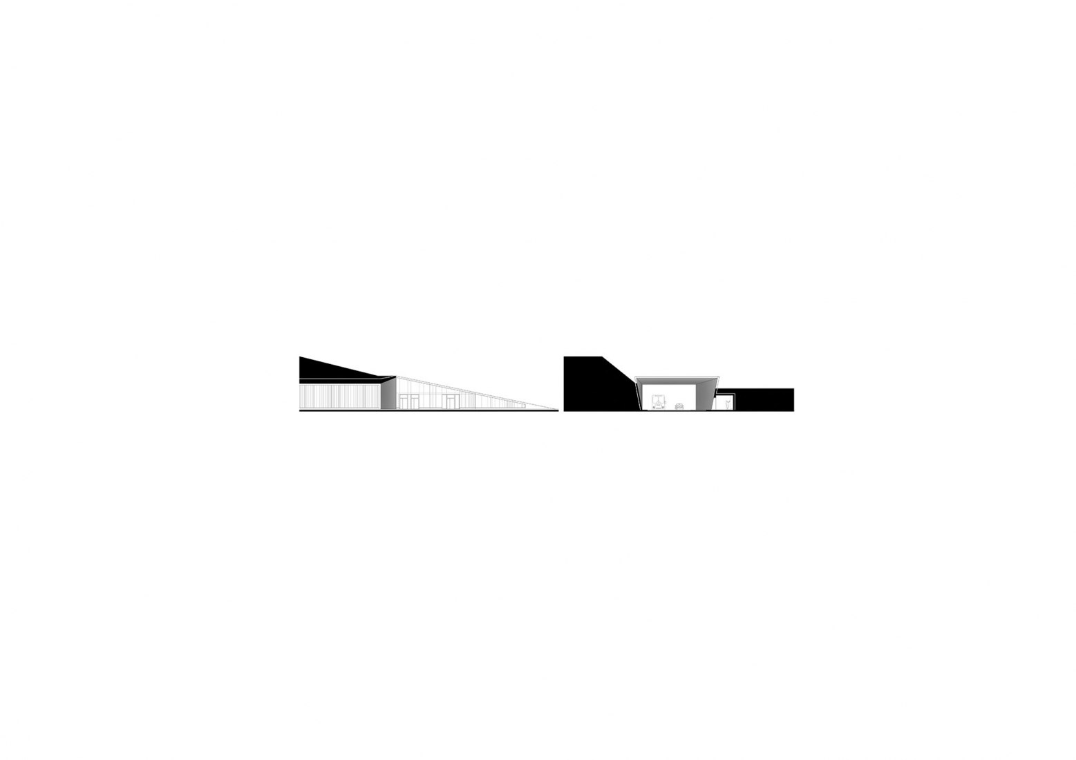 Secciones de portal 1:250. Unión central de la carretera de circunvalación Bressanone-Varna por MoDusArchitects