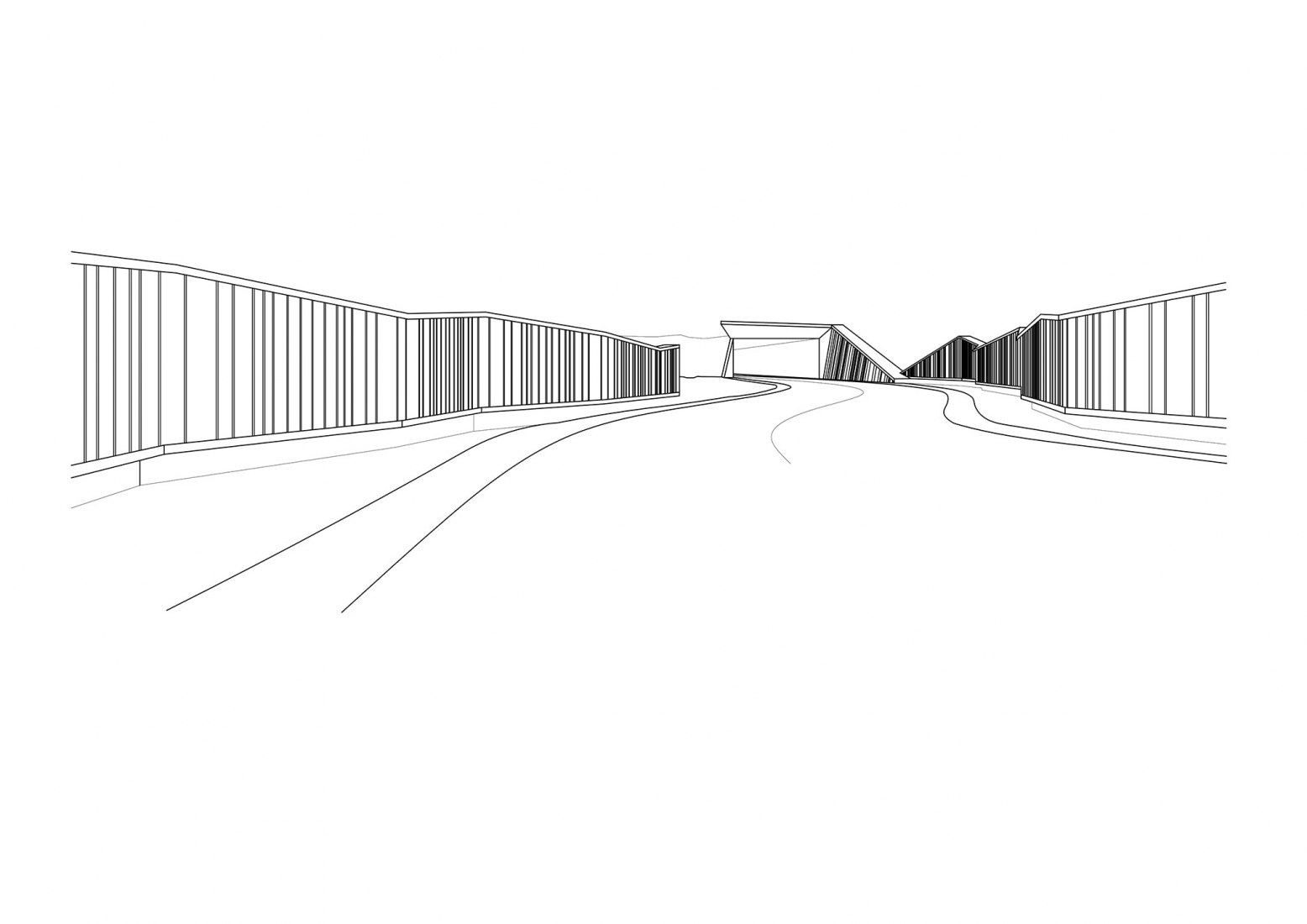 Portal hacia SS12. Unión central de la carretera de circunvalación Bressanone-Varna por MoDusArchitects
