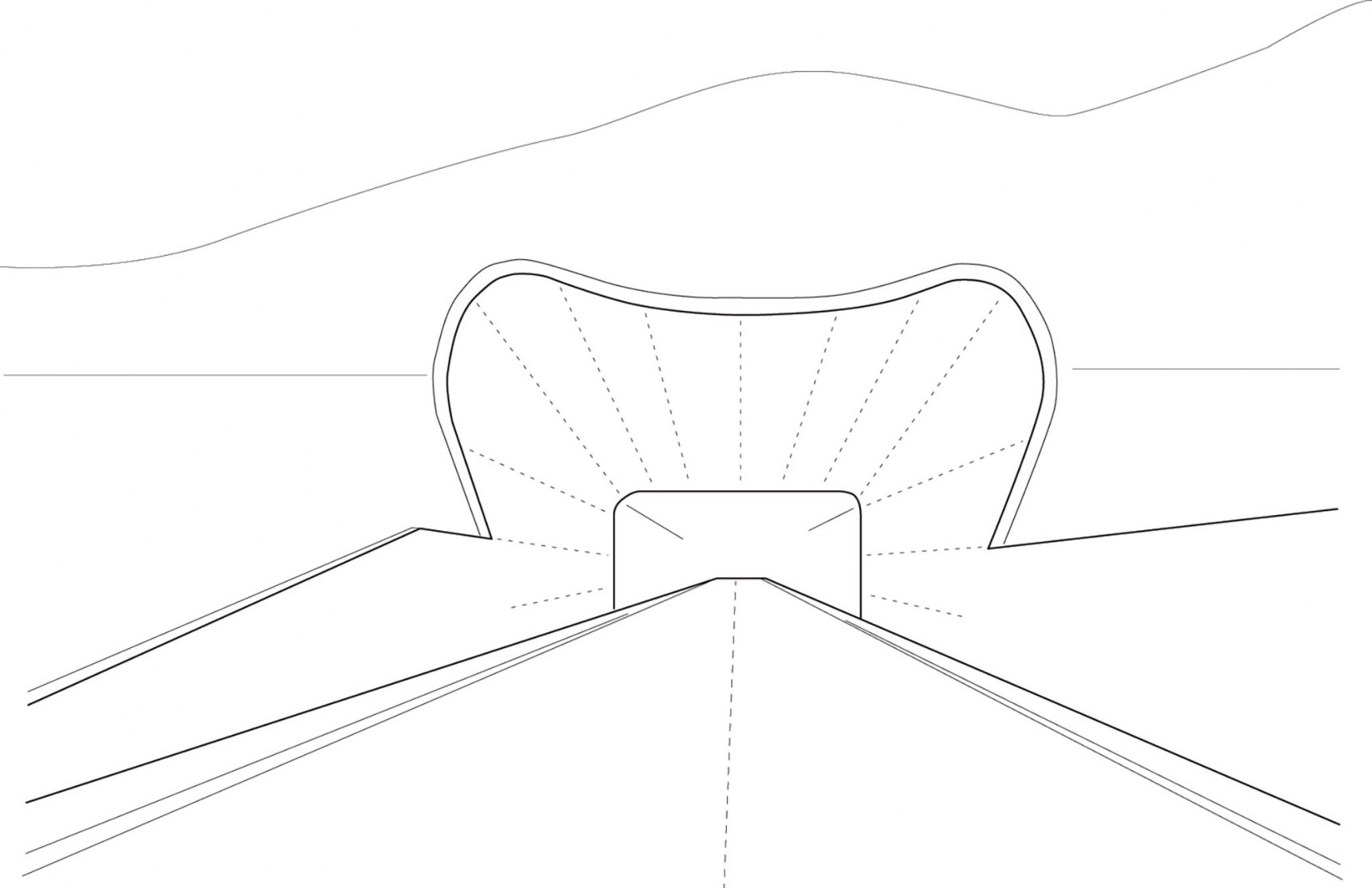 Portal hacia fuera del centro de la ciudad de Bressanone. Unión central de la carretera de circunvalación Bressanone-Varna por MoDusArchitects