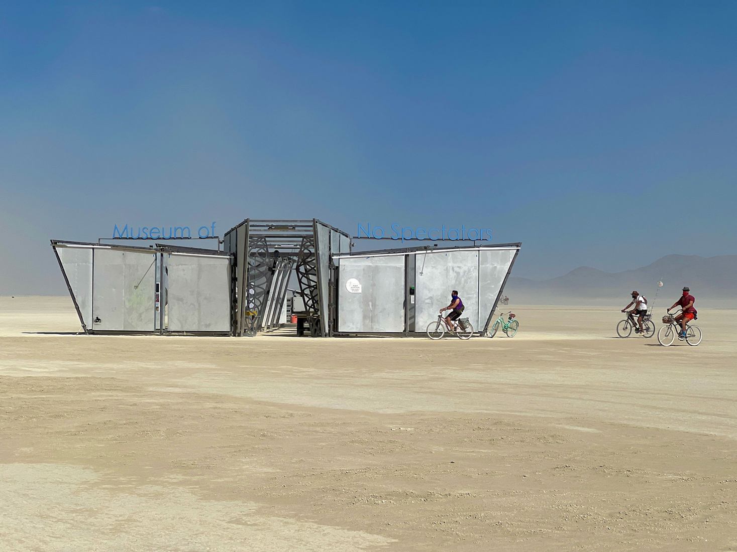 Museum of No Spectators Returns to Burning Man in 2023. Photograph by Lonnie Graham