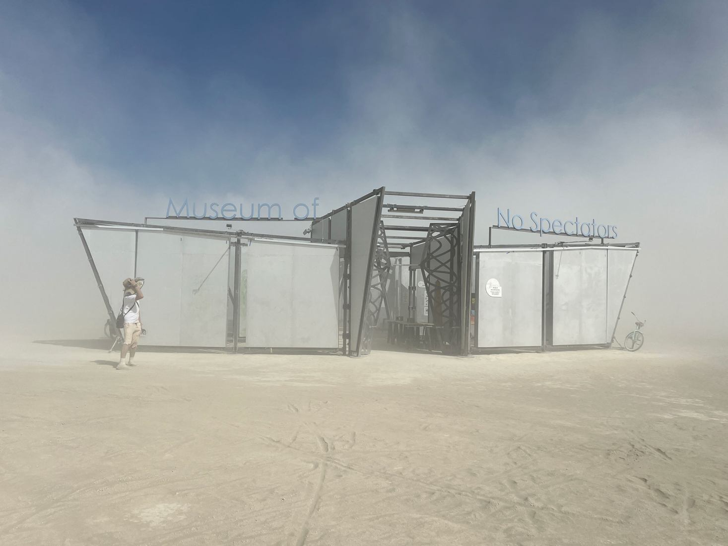 Museum of No Spectators Returns to Burning Man in 2023. Photograph by Lonnie Graham