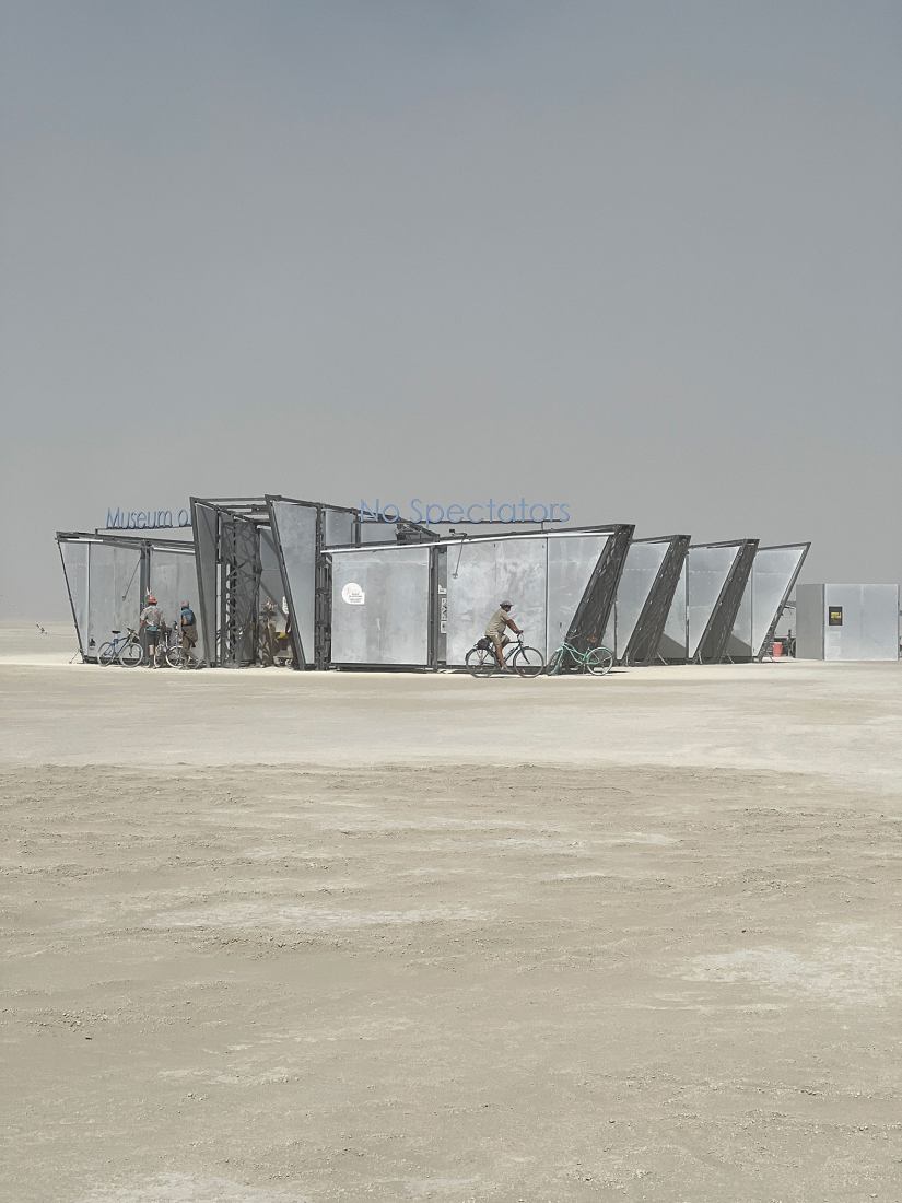 Museum of No Spectators Returns to Burning Man in 2023. Photograph by Lonnie Graham