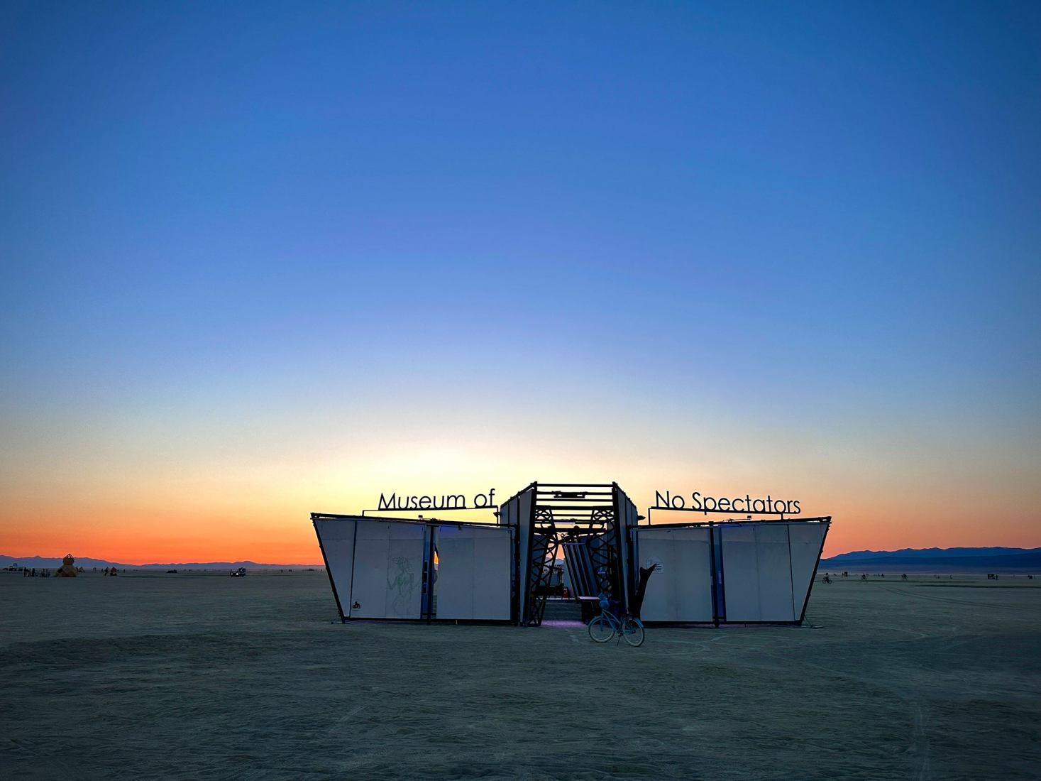 Museum of No Spectators Returns to Burning Man in 2023. Photograph by Lonnie Graham