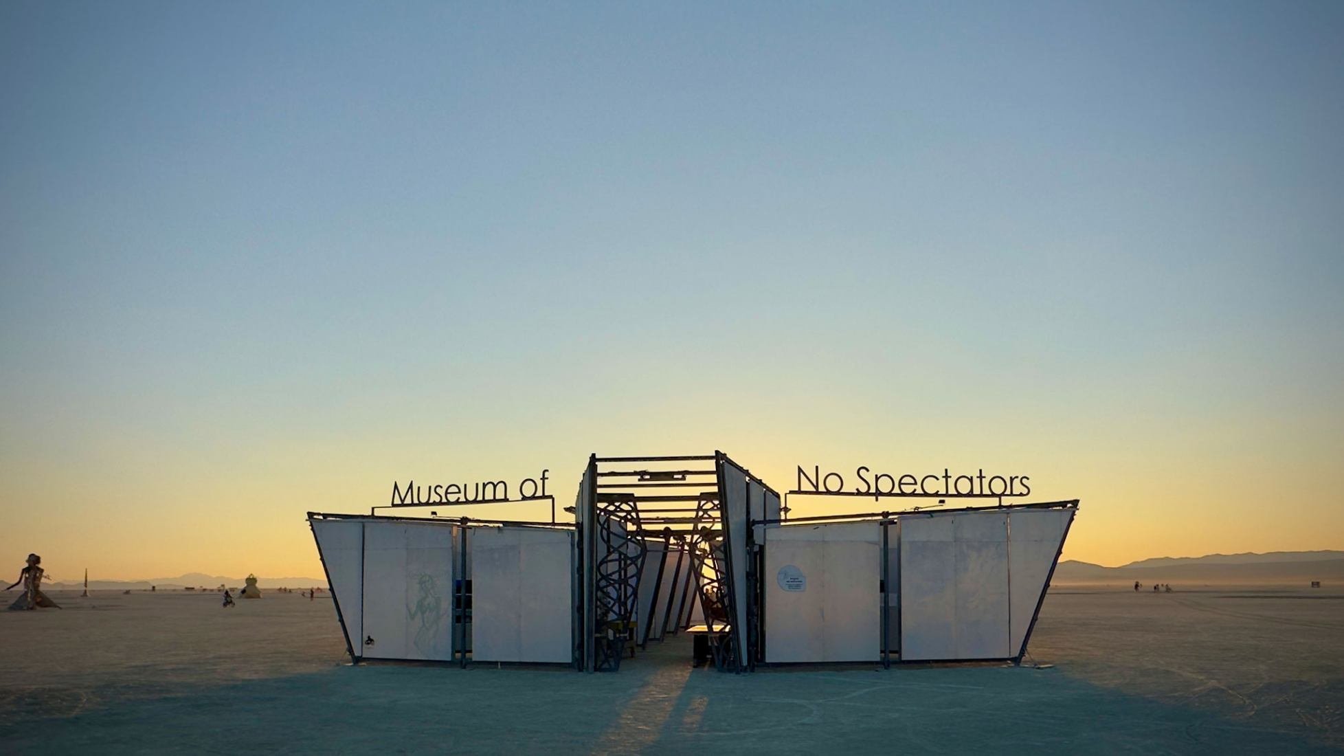 Museum of No Spectators Returns to Burning Man in 2023. Photograph by Lonnie Graham