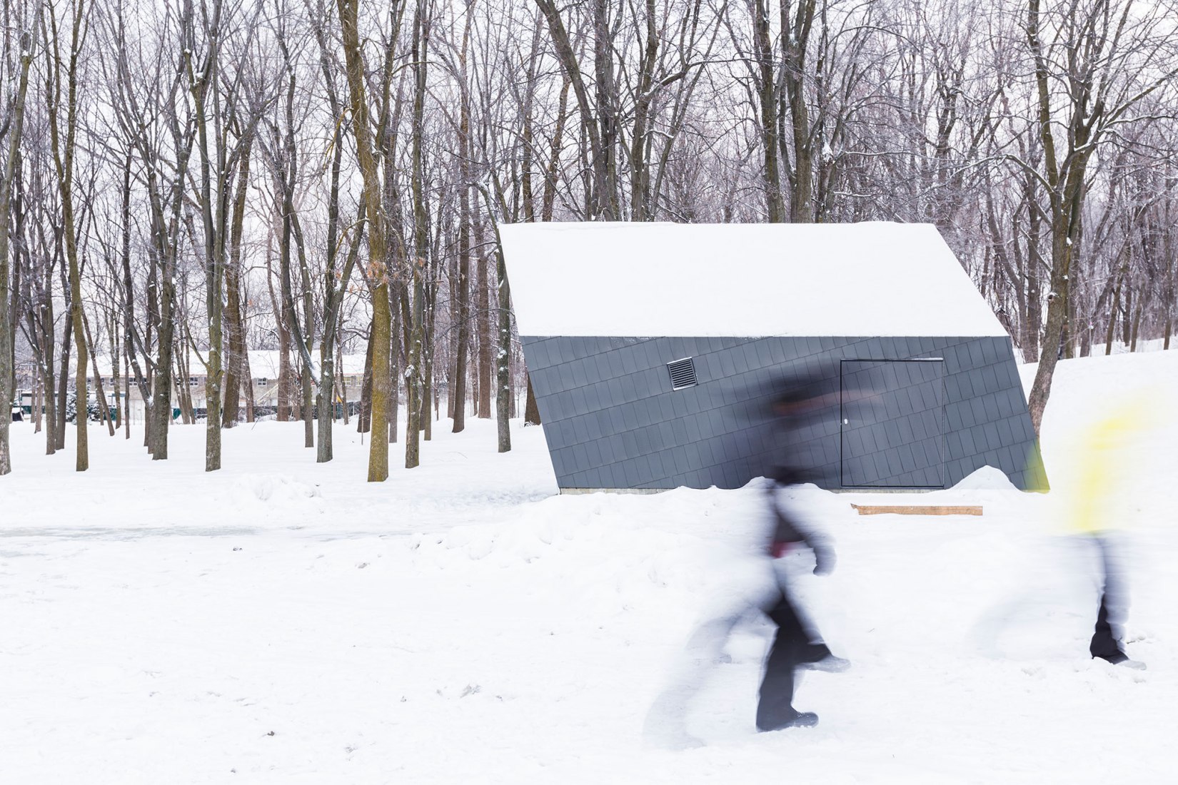 Vista del exterior. Kioscos de Mount-Royal por Atelier Urban Face. Fotografía © Fany Ducharme 