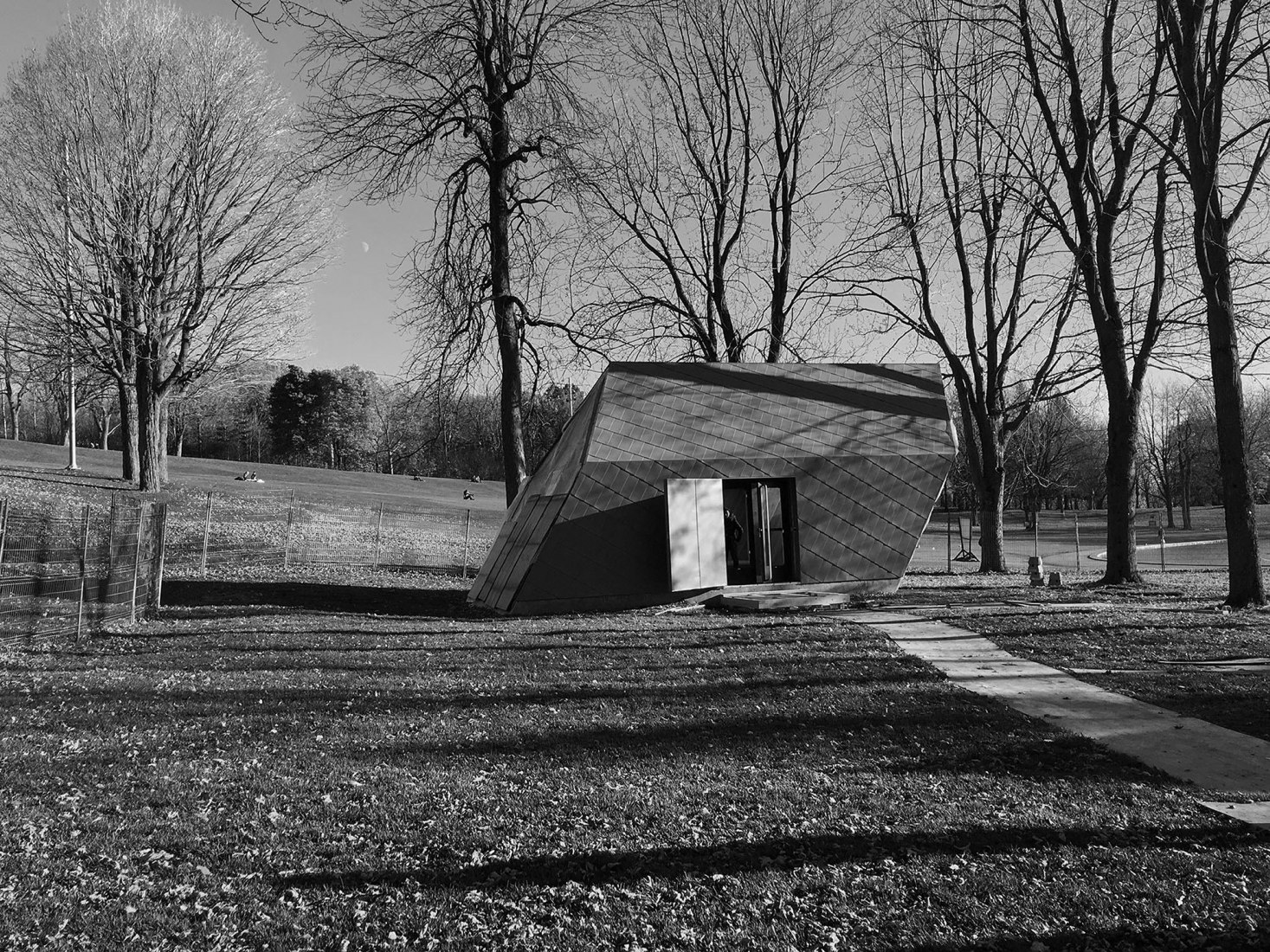 Vista del exterior. Kioscos de Mount-Royal por Atelier Urban Face. Fotografía © Fany Ducharme 