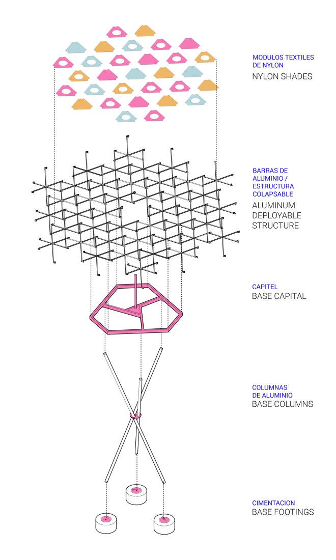 Detalles constructivos. Deploy 2.0 por MP+R Arquitectos.