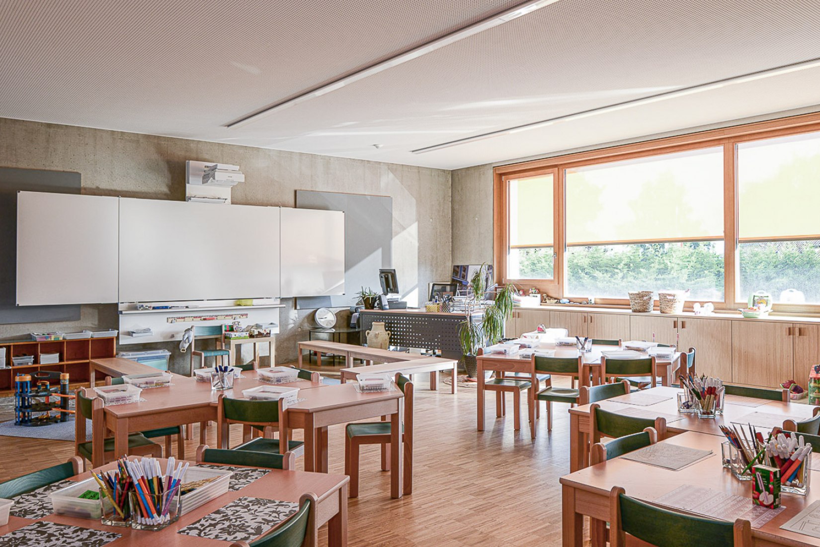 Nueva escuela Meinier por Mue Atelier d'Architecture. Fotografía por Adrien Buchet.