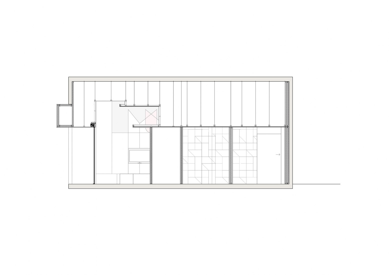 Section Plan. Mun by Cronotopos Arquitectura.
