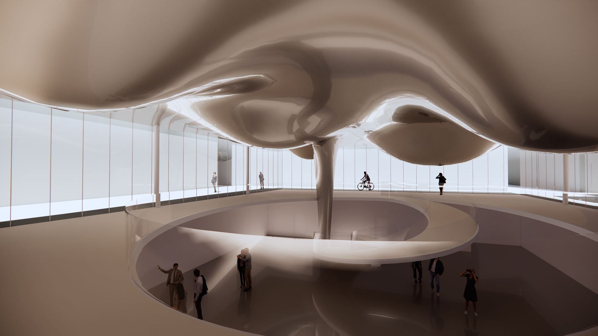 Museo Giardino Santa Rosalia by Mario Cucinella Architects. Rendering by MCA