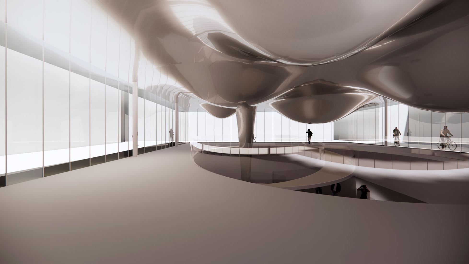 Museo Giardino Santa Rosalia by Mario Cucinella Architects. Rendering by MCA