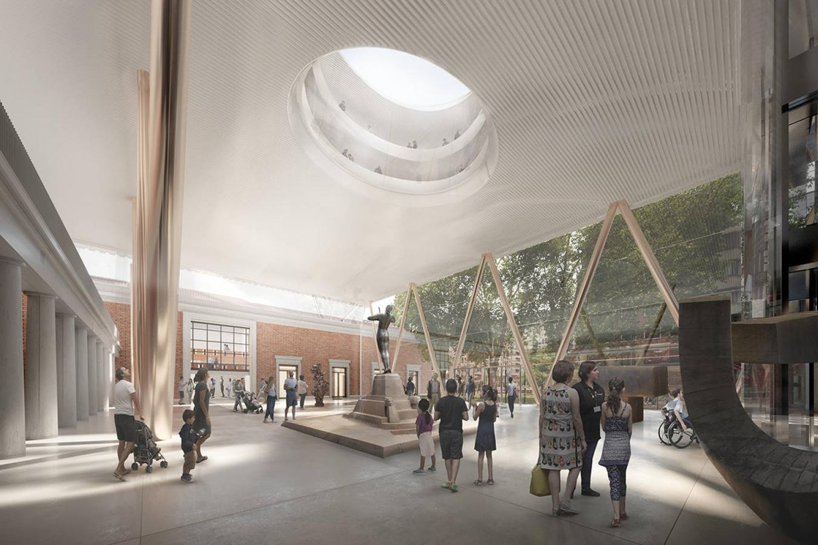 Extension and renovation of the Bilbao Fine Arts Museum by Foster + Partners and LM Uriarte Arkitektura