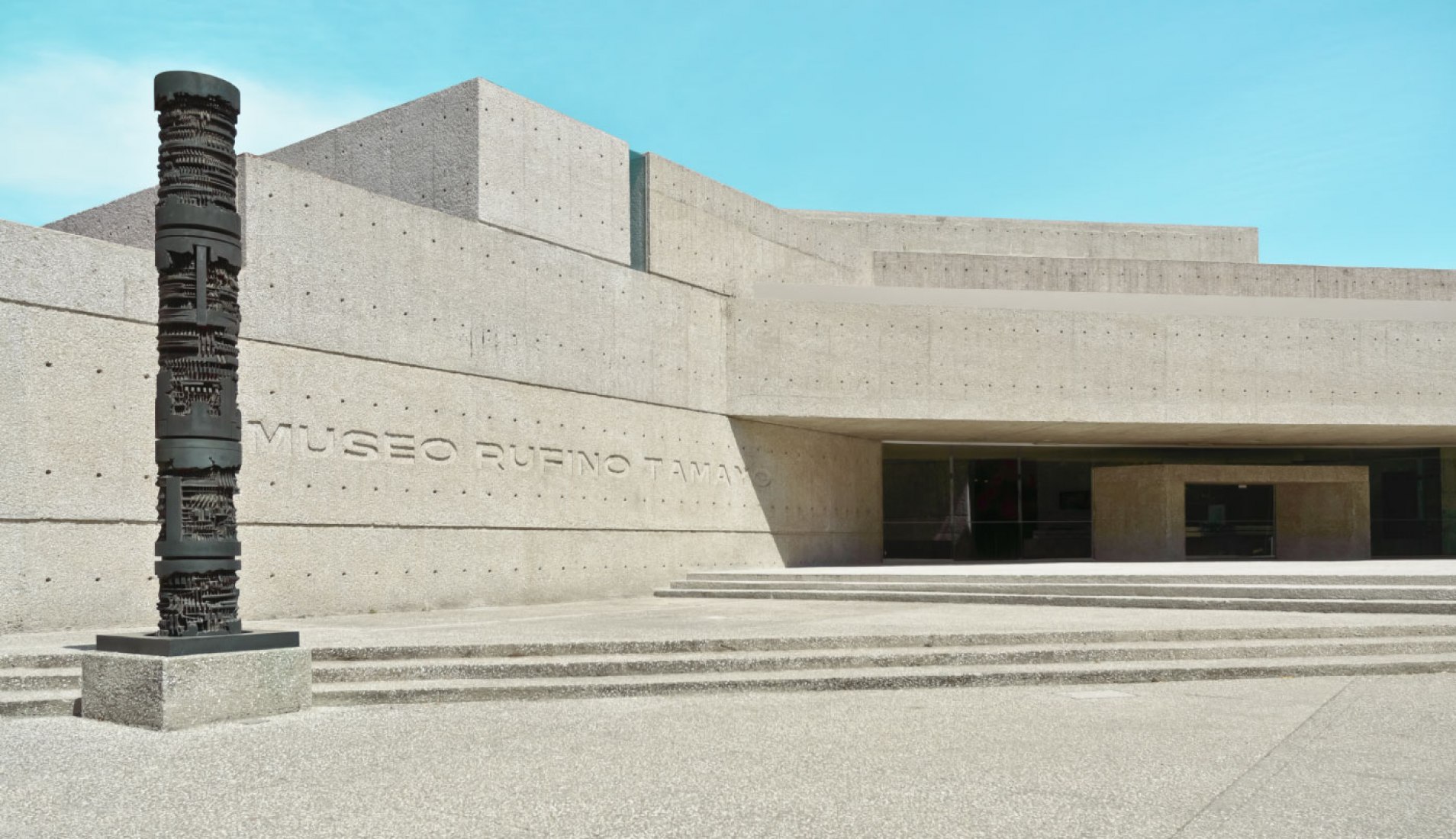 Museo Rufino Tamayo de Arte Contemporáneo por Teodoro González de León y Abraham Zabludovsky. México, 1981. Imagen cortesía del Museo Tamayo de Arte Contemporáneo.