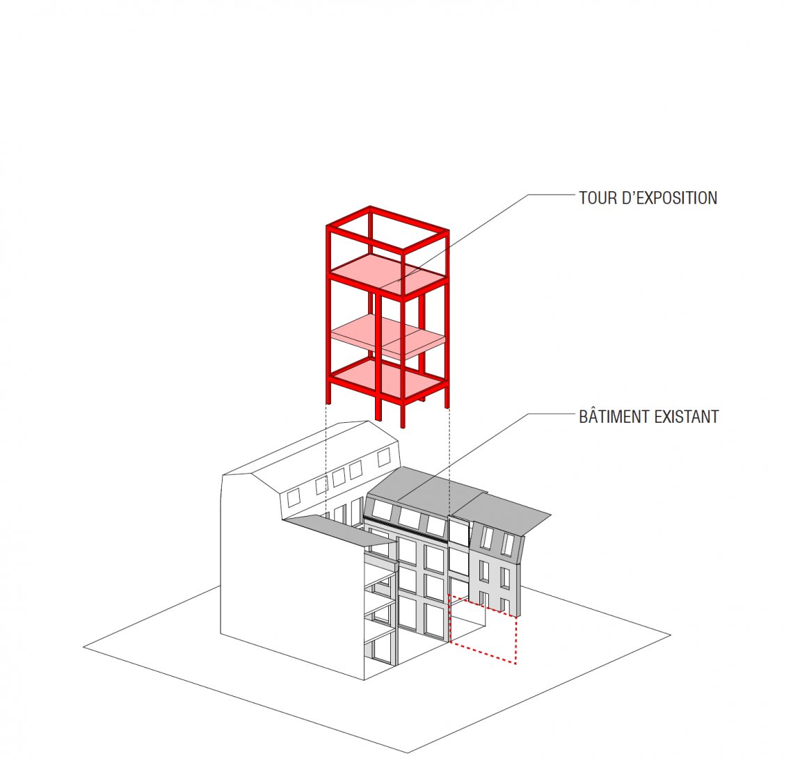Animation of mobile floors © OMA