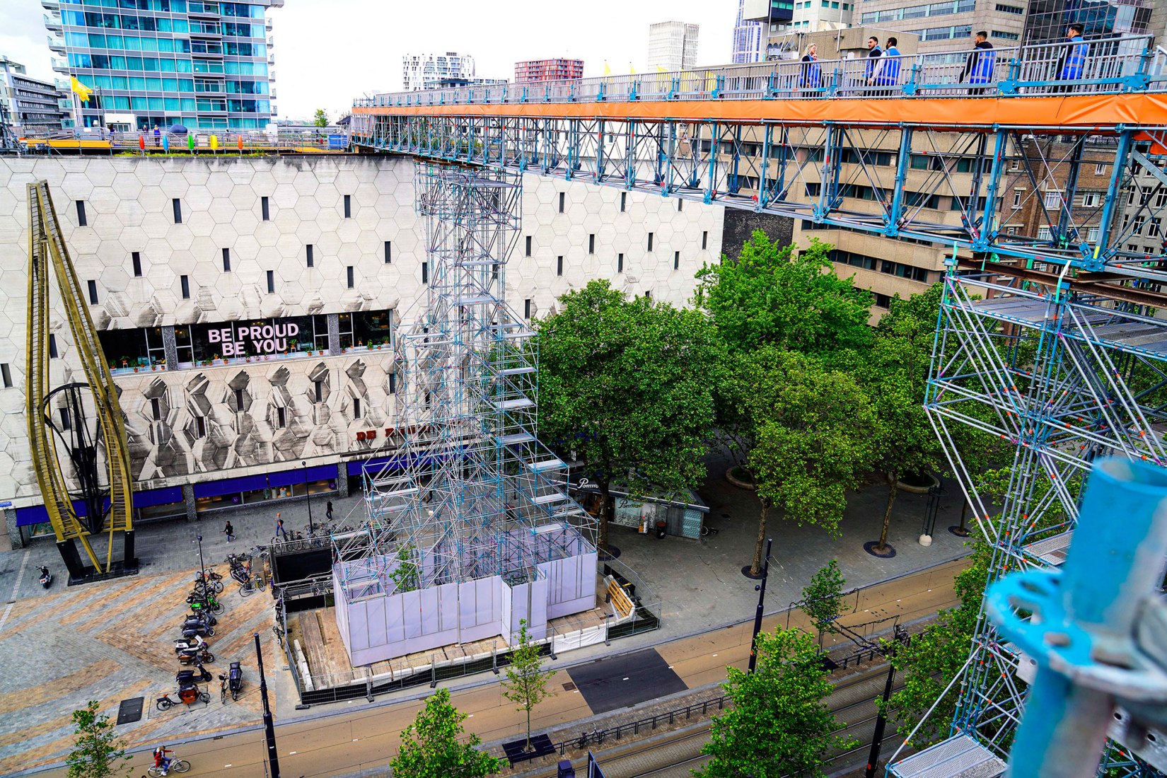 Walking on the heights of the city. Rotterdam Rooftop Walk by MVRDV ...