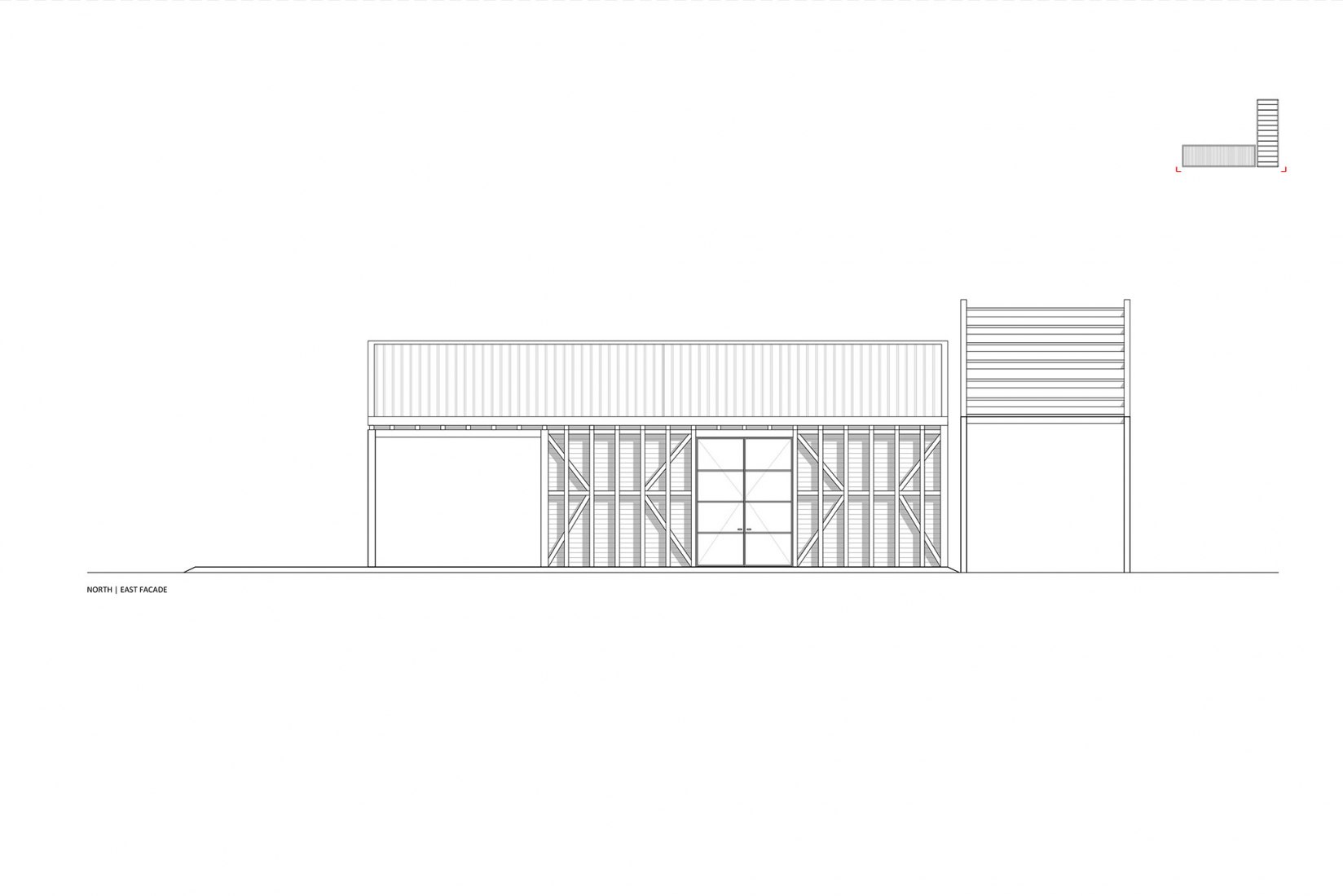 Alzado. SAGM – Sculpture Atelier Galliani Montecchio por Natoffice.