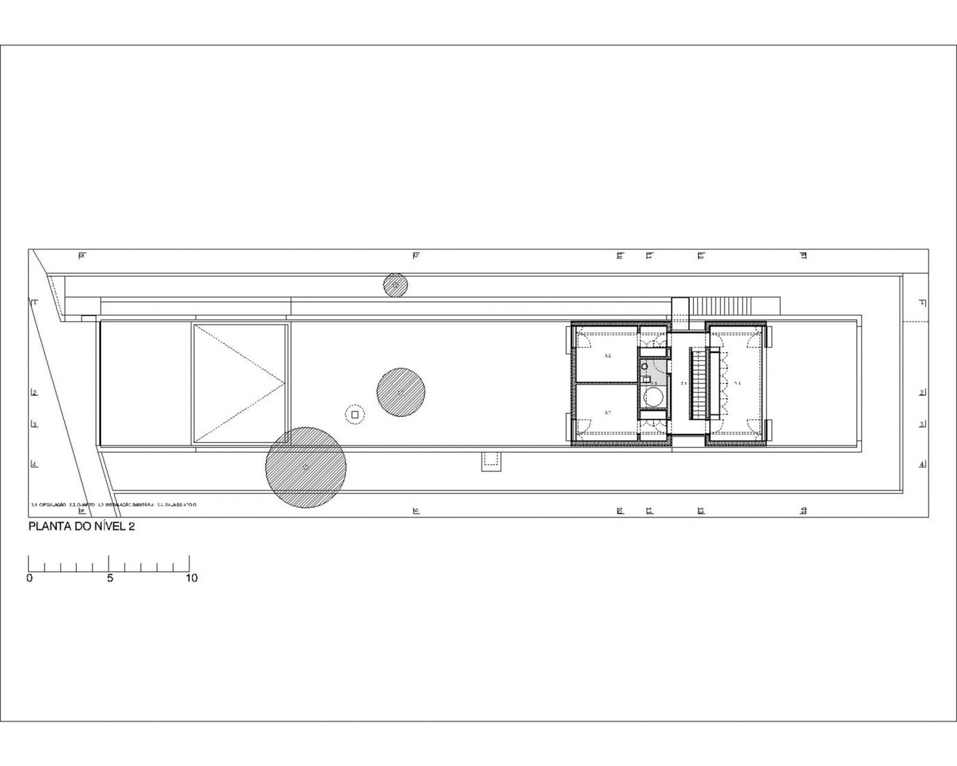 Planta segunda. Casa Roja por Nelson Resende