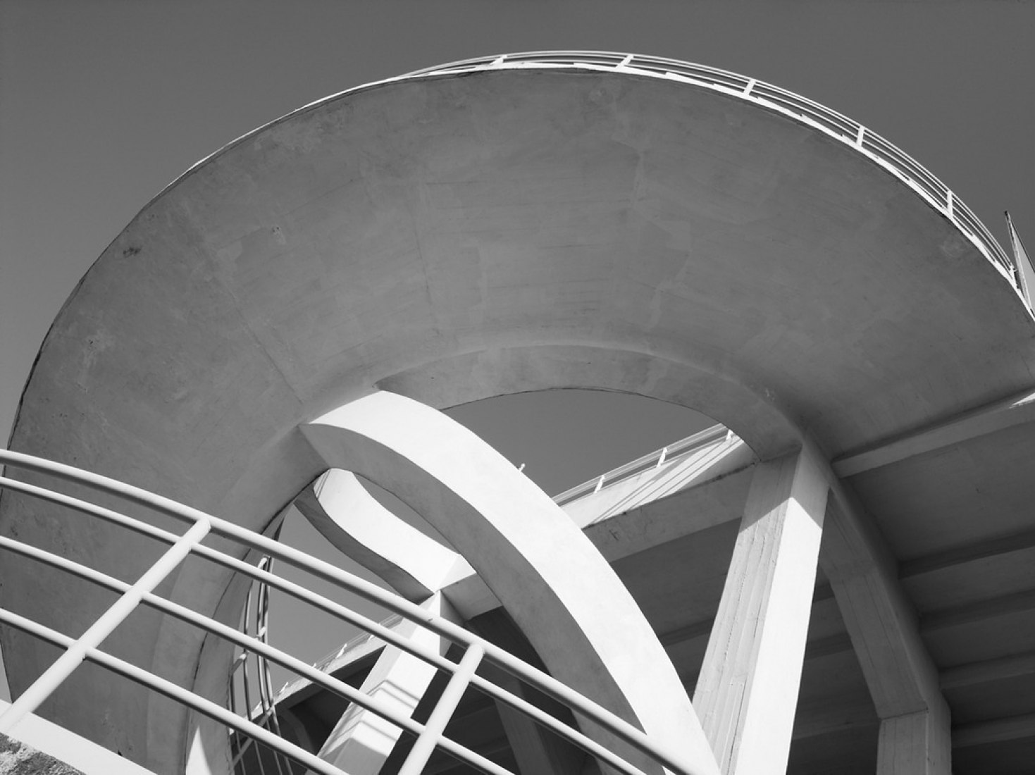 Pier Luigi Nervi, Estadio Municipal, Florencia Detalle de la escalera de caracol, 1932 Fotografía de Mario Carrieri, cortesía del Proyecto Pier Luigi Nervi, Bruselas 