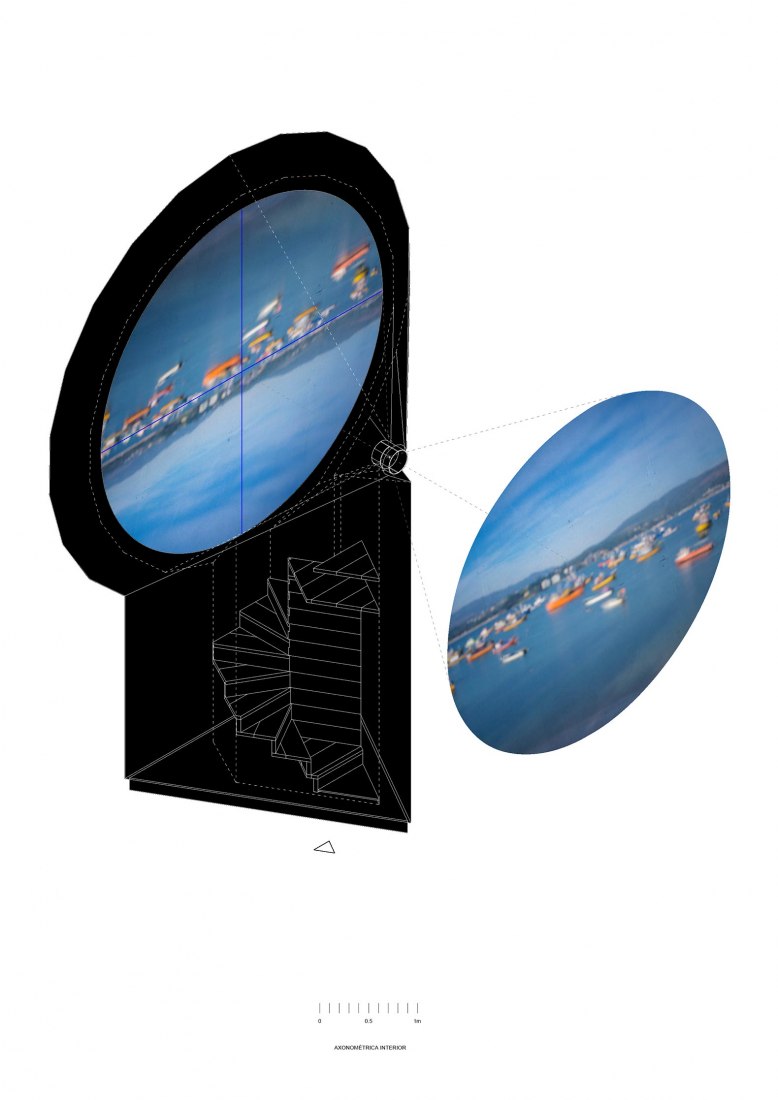 Rendering. AIWIÑ, Viewpoint Camera by Nicolás Sáez Gutiérrez.