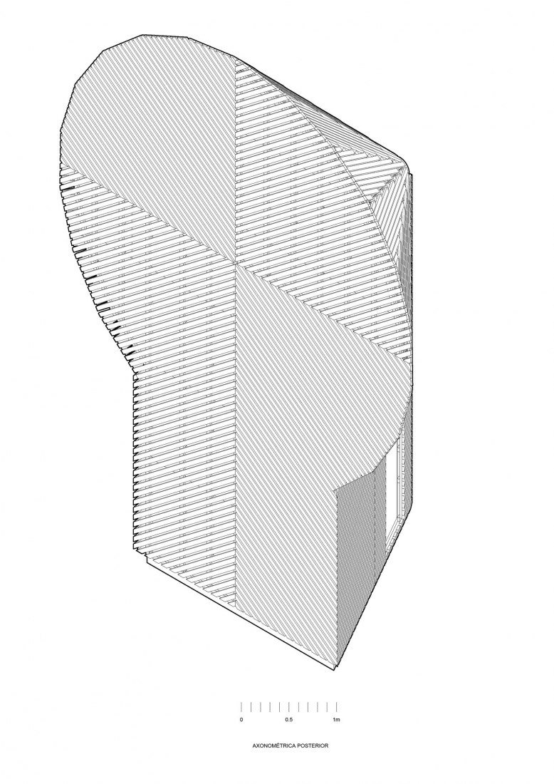 Axonometry. AIWIÑ, Viewpoint Camera by Nicolás Sáez Gutiérrez.