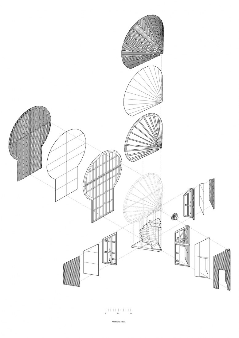 Axonometric exploited. AIWIÑ, Viewpoint Camera by Nicolás Sáez Gutiérrez.