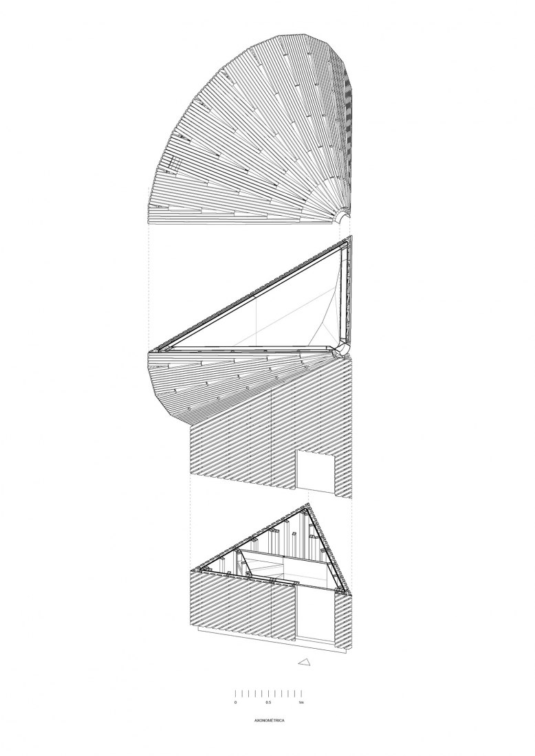 Axonometric exploited. AIWIÑ, Viewpoint Camera by Nicolás Sáez Gutiérrez.