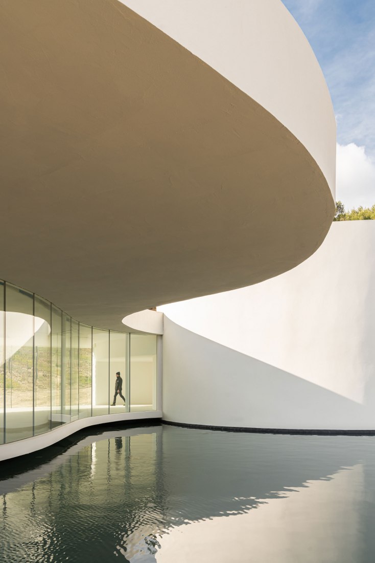 Château La Coste​ pavilion by One of Oscar Niemeyer. Photograph by Stéphane Aboudaram, WE ARE CONTENT(S), 2022