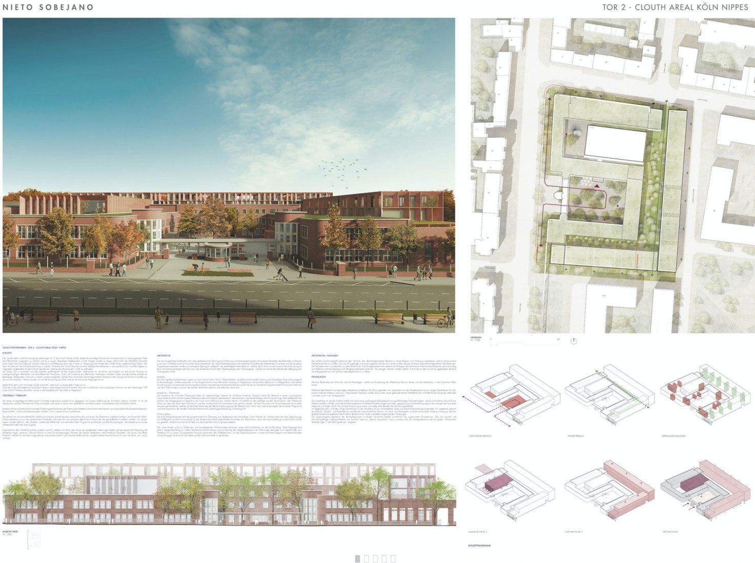 Panel 1. Complejo Tor 2 - Clouth Areal por Nieto Sobejano Arquitectos