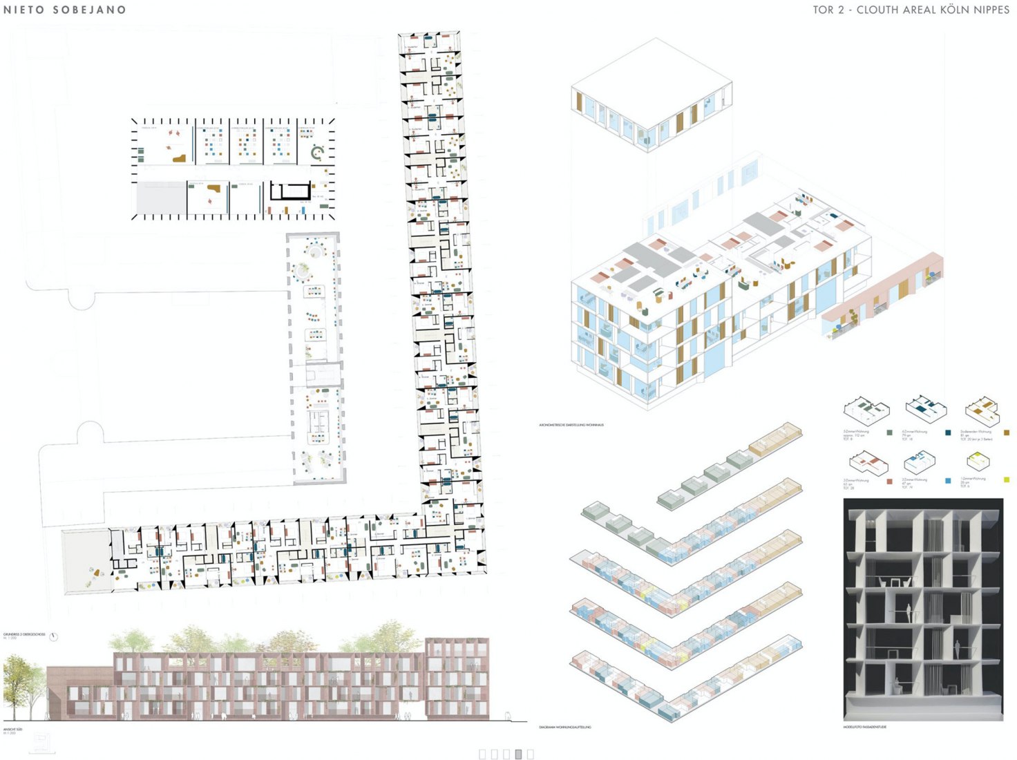 Panel 4. Complejo Tor 2 - Clouth Areal por Nieto Sobejano Arquitectos