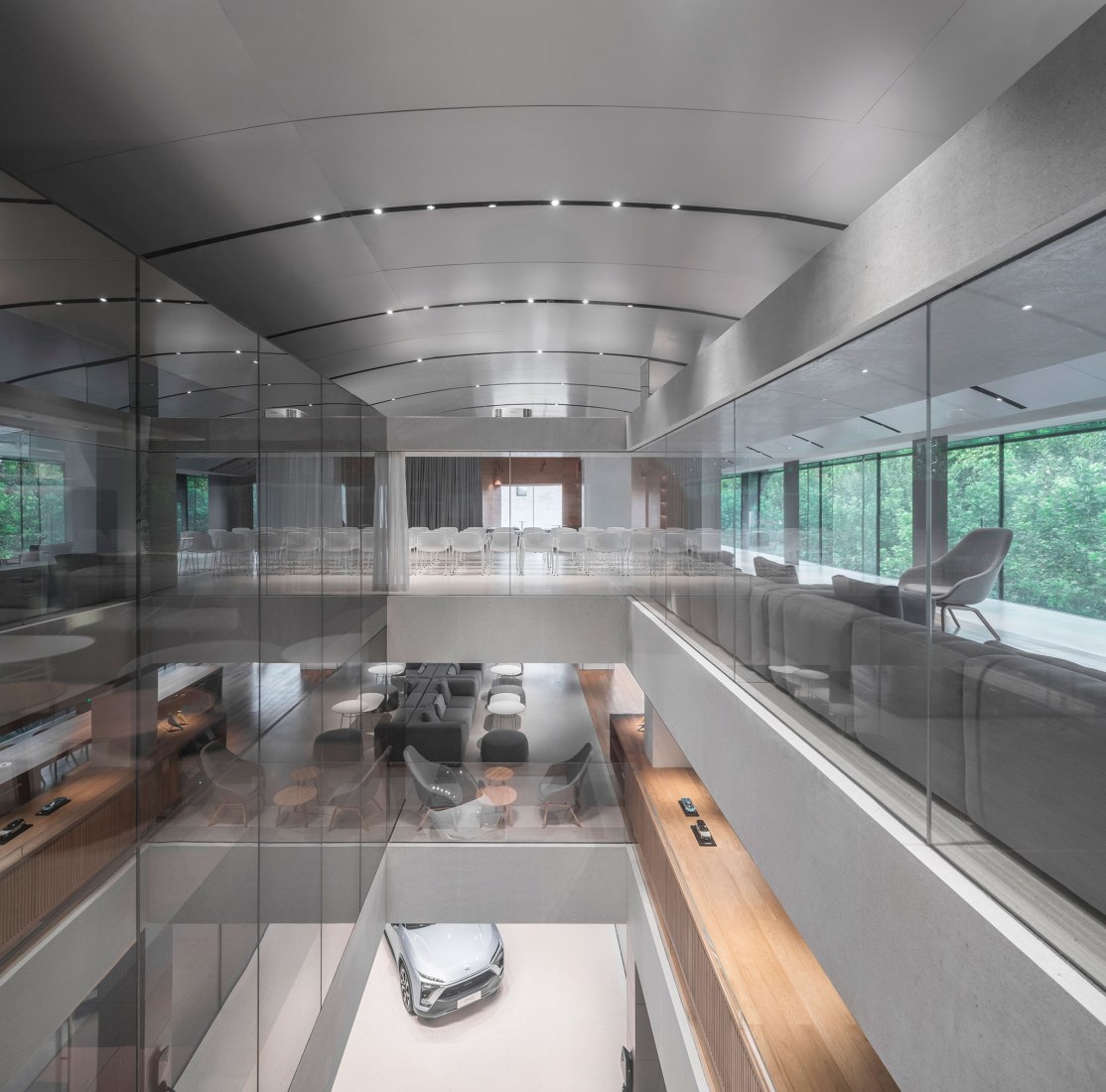  Nuevo expositor de NIO por Schmidt Hammer Lassen Architects. Fotografía por SchRAN