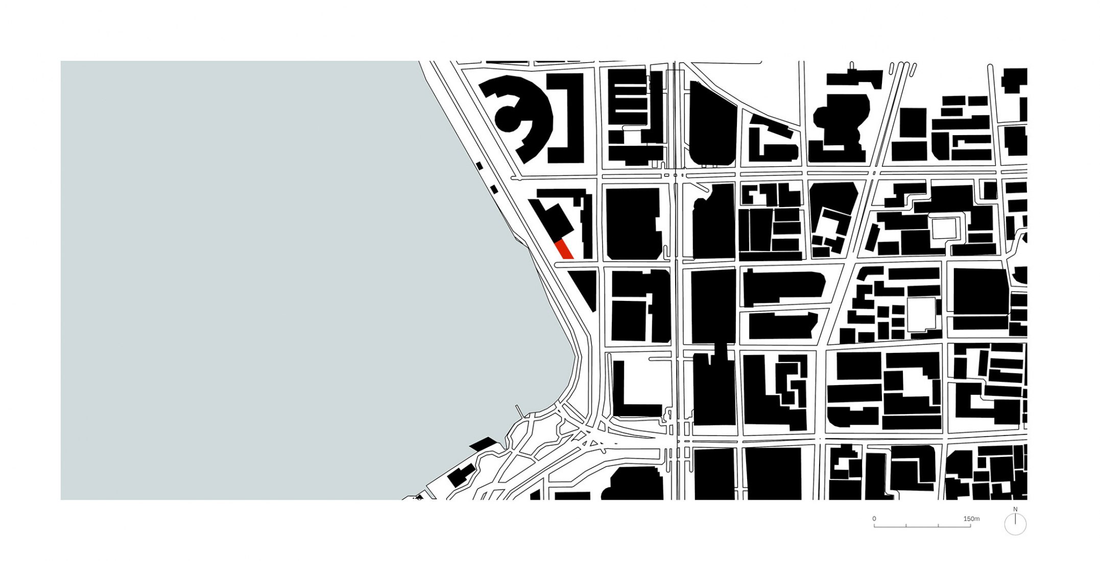 Plano de situación.  Nuevo expositor de NIO por Schmidt Hammer Lassen Architects.