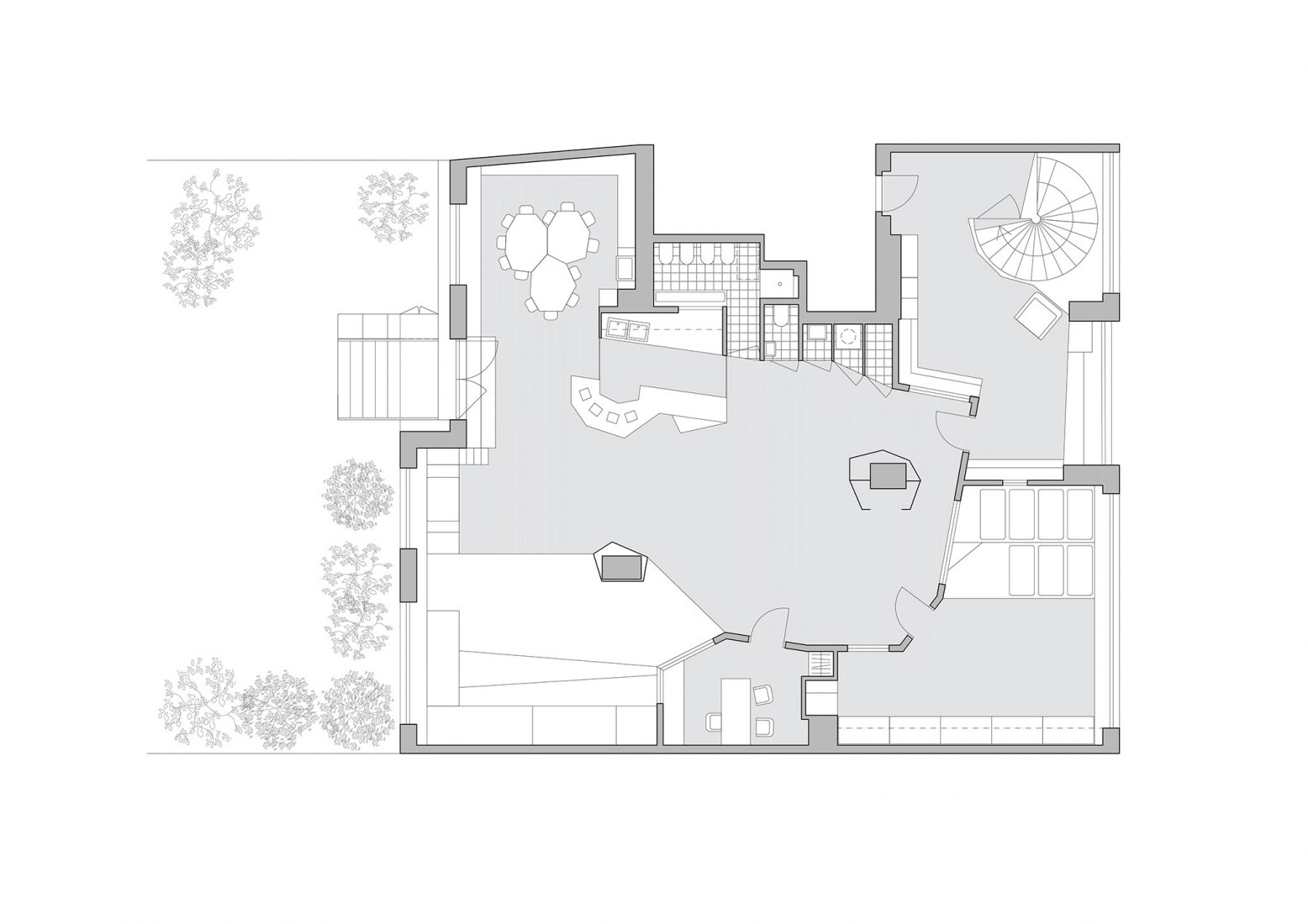 Floor plan. Design. Day nursery Malvína by No Architects.
