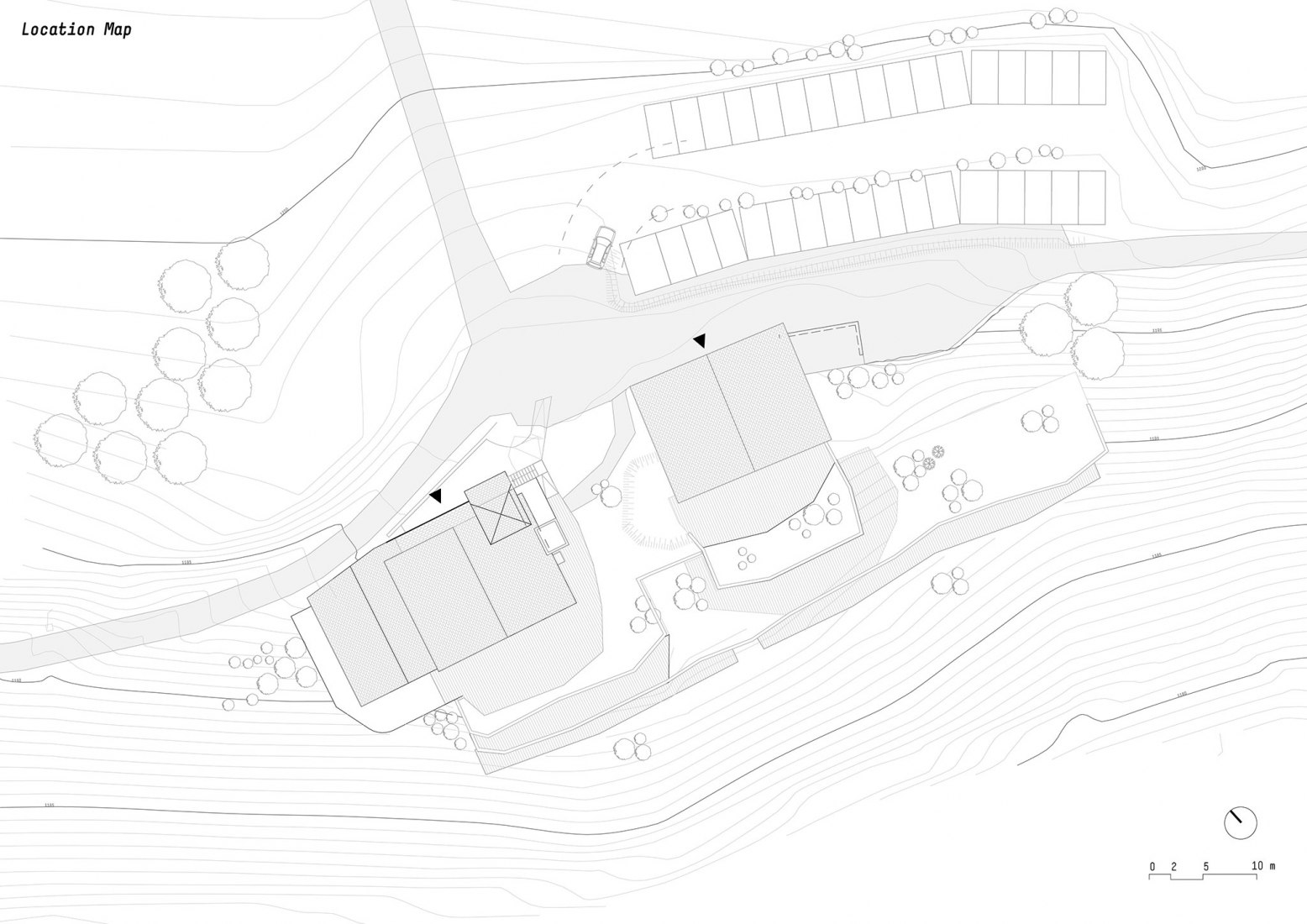 Plano de situación. Gfell Hotel por Noa*