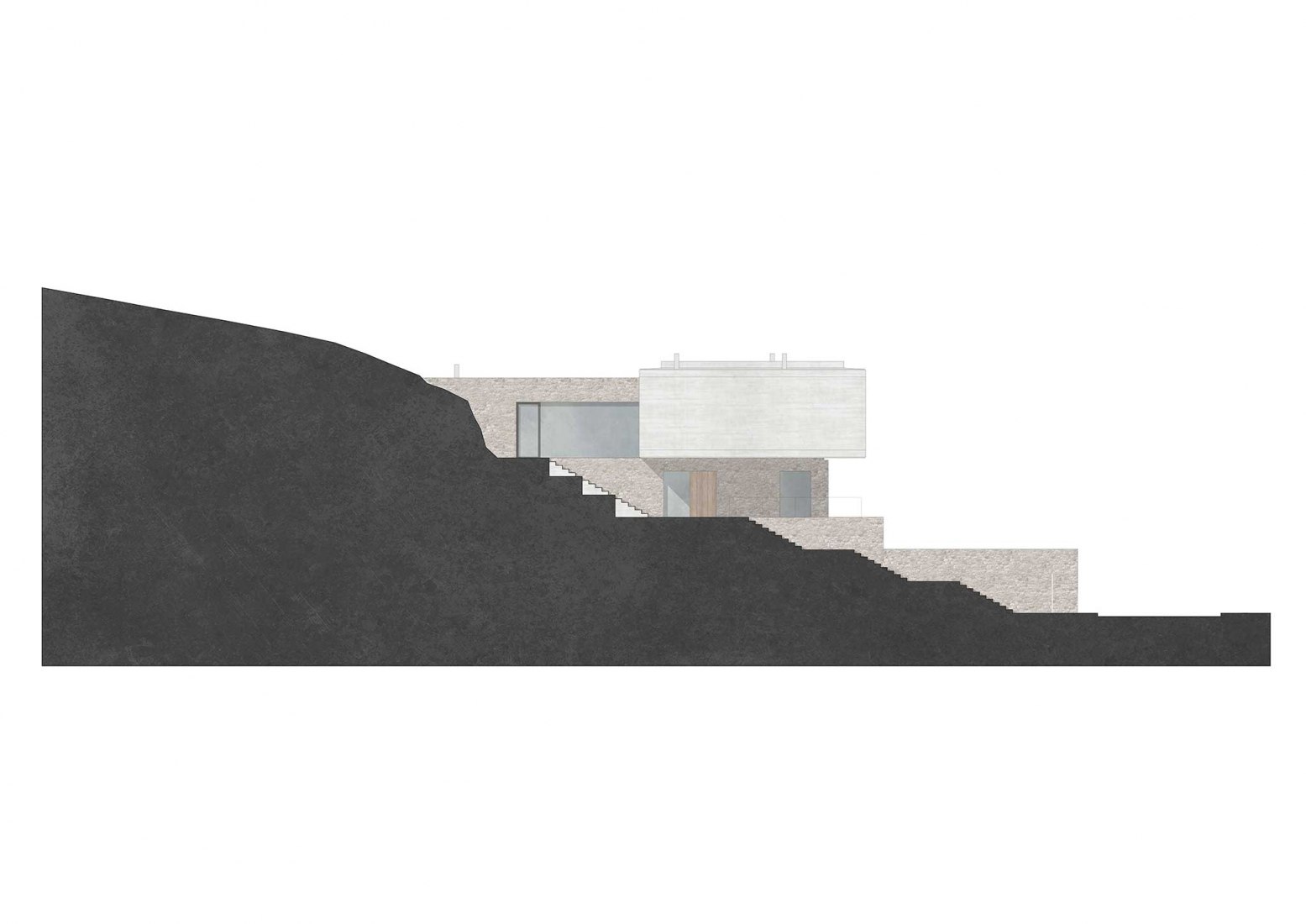 Alzado. Casa 1510 por Nordest Arquitectura