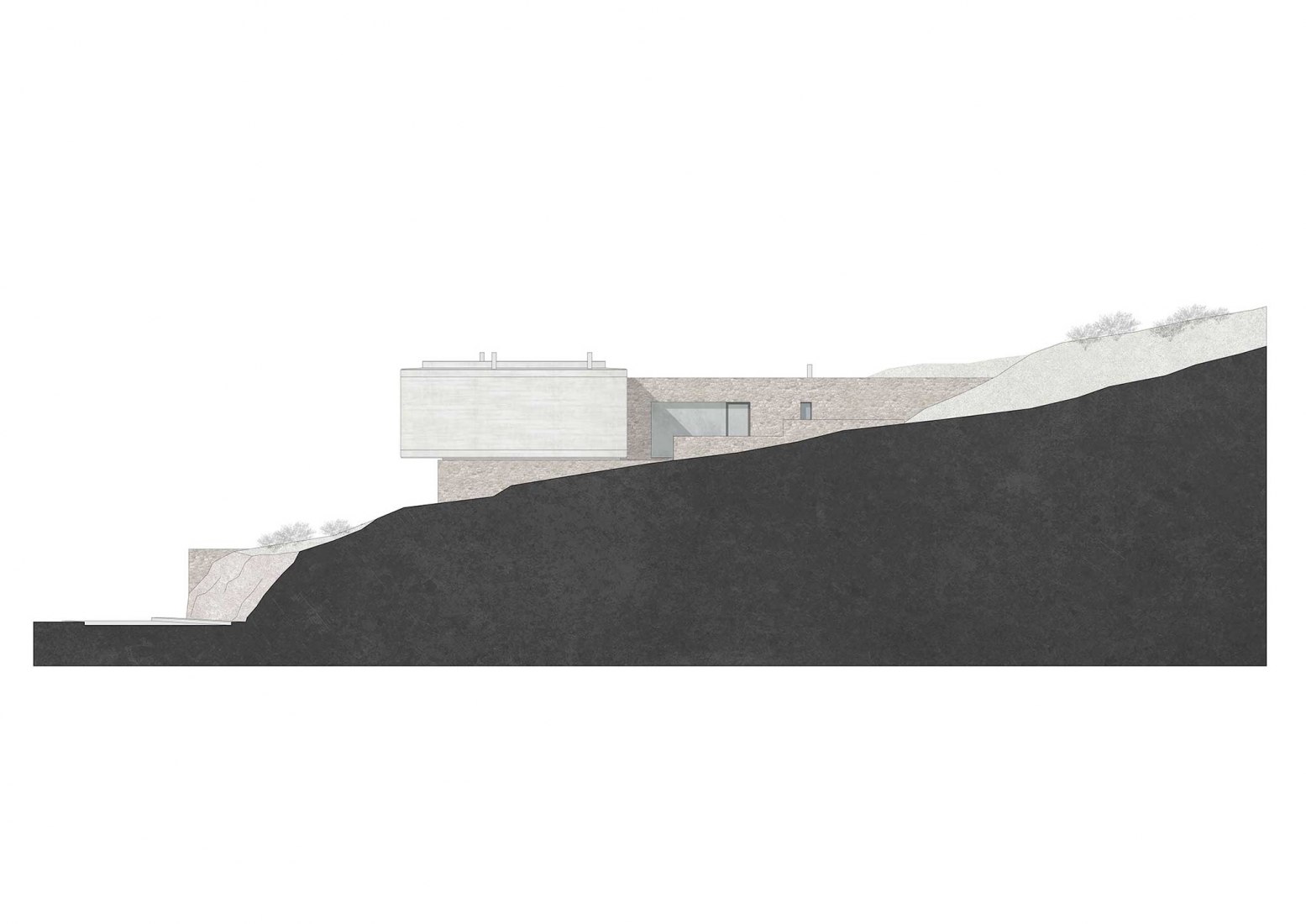Alzado. Casa 1510 por Nordest Arquitectura
