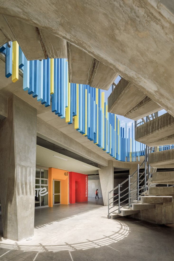 Civic Center for Peace by Norte Sur Arquitectos. Photograph by Fernando Alda