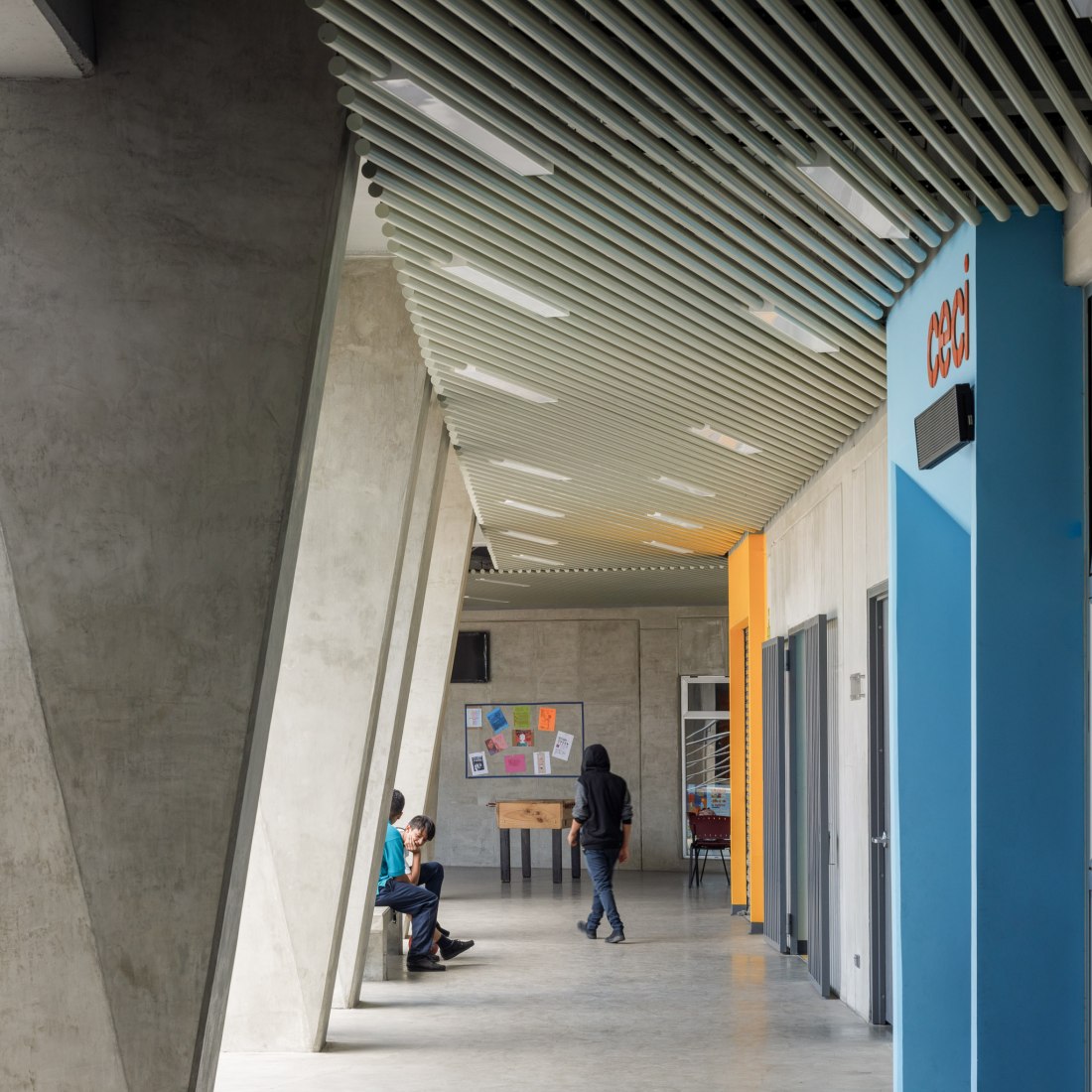 Civic Center for Peace by Norte Sur Arquitectos. Photograph by Fernando Alda