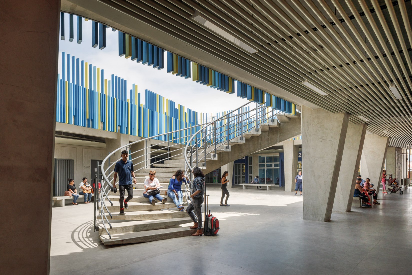 Civic Center for Peace by Norte Sur Arquitectos. Photograph by Fernando Alda