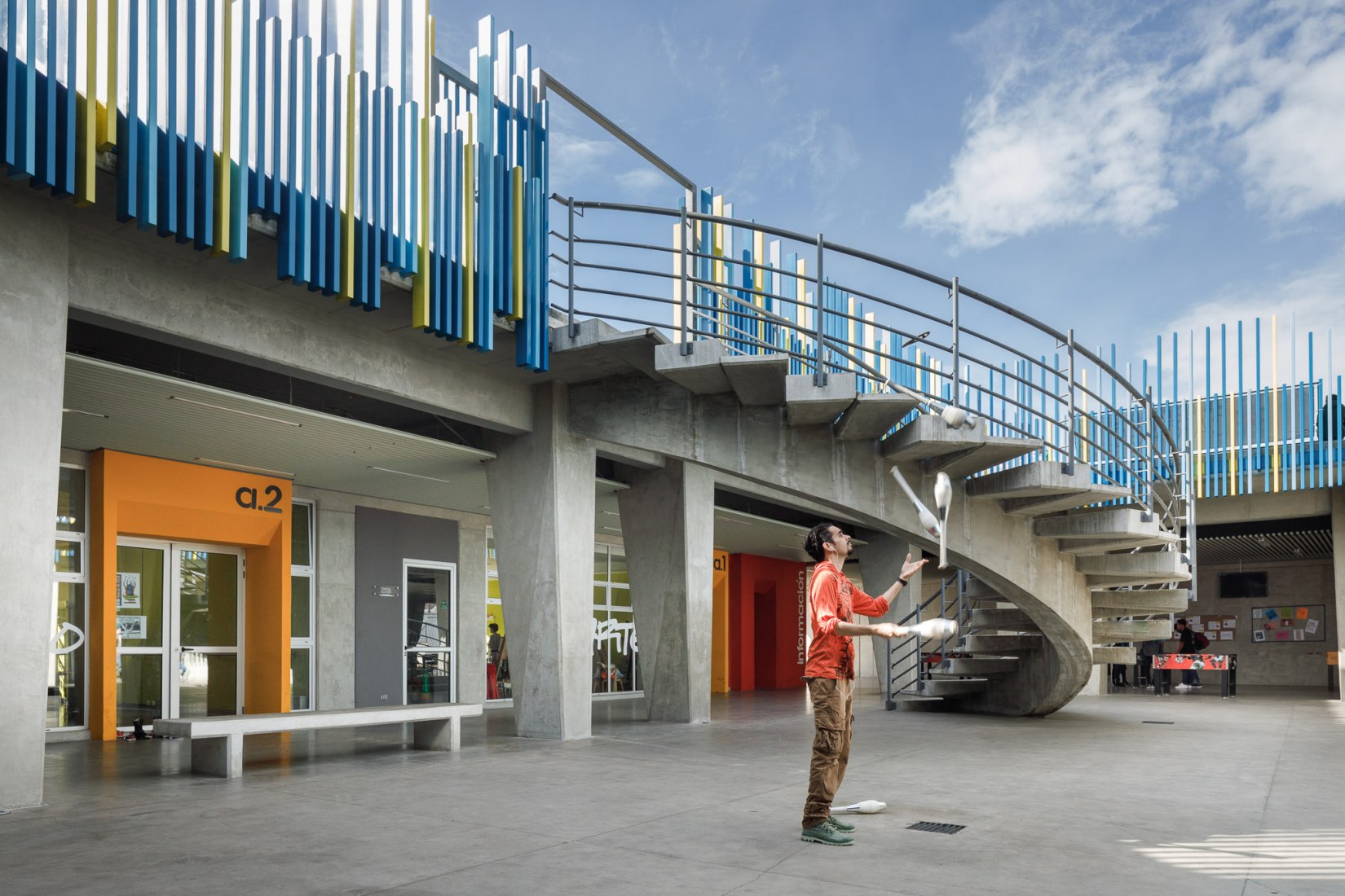 Civic Center for Peace by Norte Sur Arquitectos. Photograph by Fernando Alda