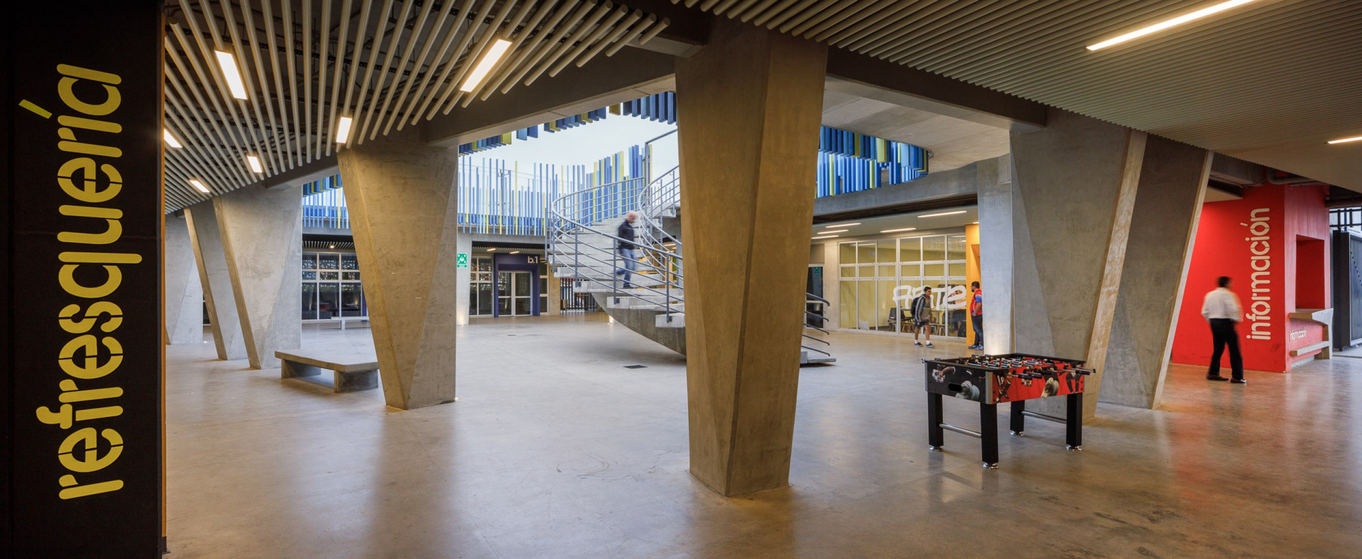 Civic Center for Peace by Norte Sur Arquitectos. Photograph by Fernando Alda