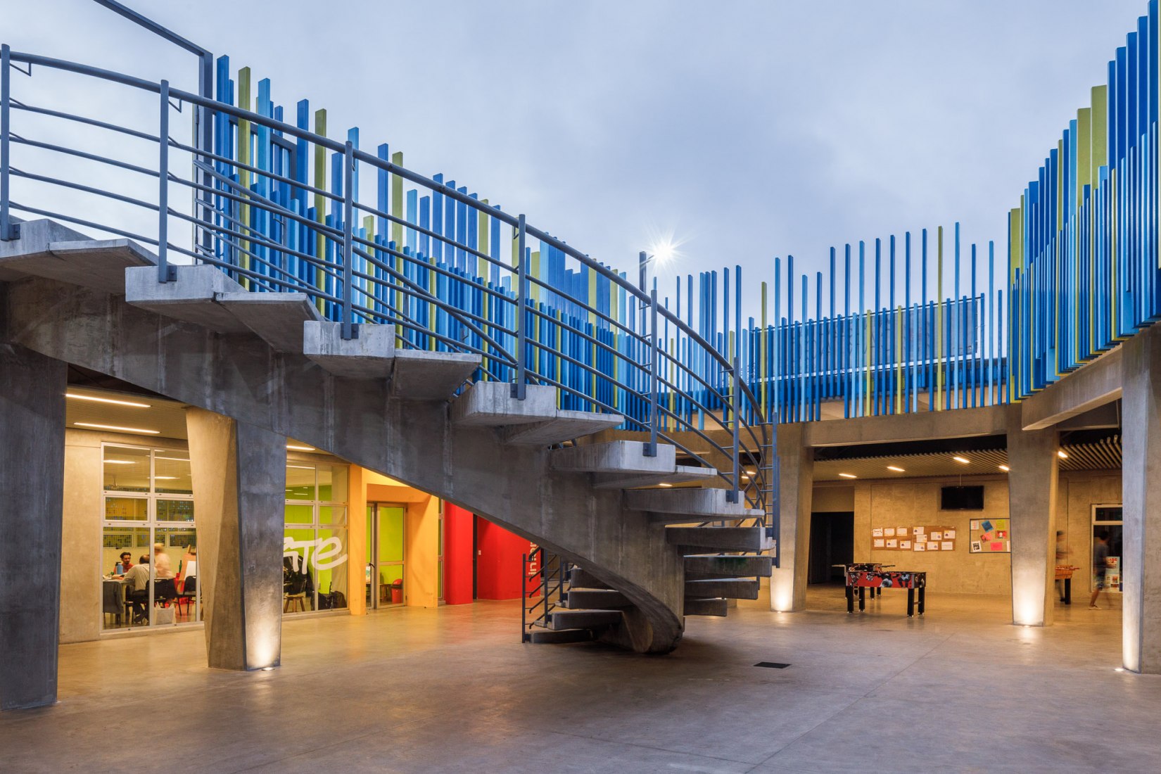 Civic Center for Peace by Norte Sur Arquitectos. Photograph by Fernando Alda