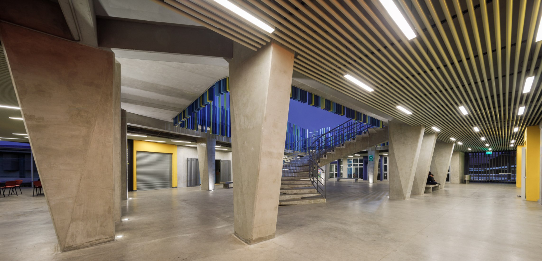 Civic Center for Peace by Norte Sur Arquitectos. Photograph by Fernando Alda